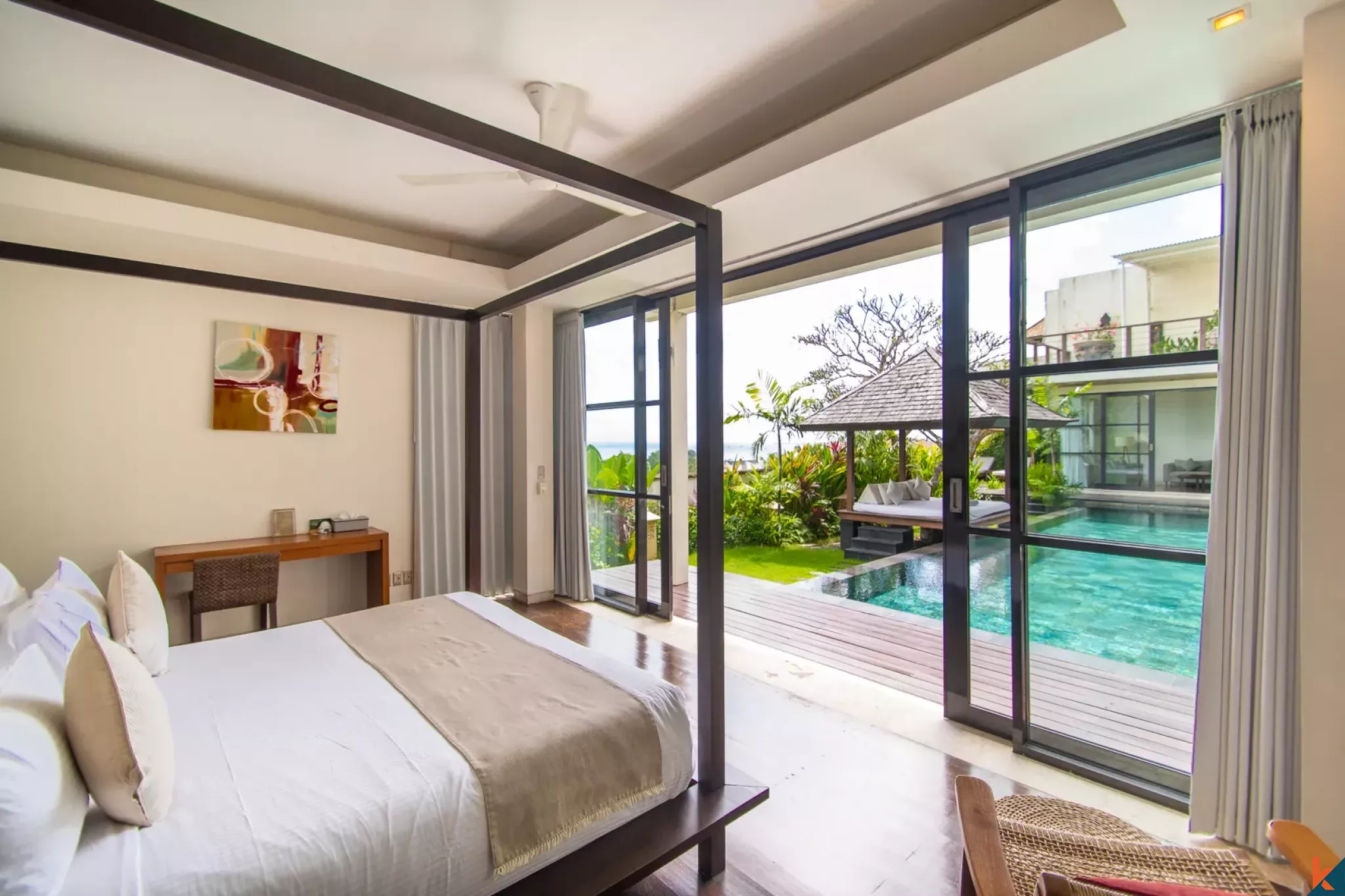 Rumah Mewah Empat Kamar Tidur Hak Milik dengan Pemandangan Laut yang Menakjubkan di Jimbaran
