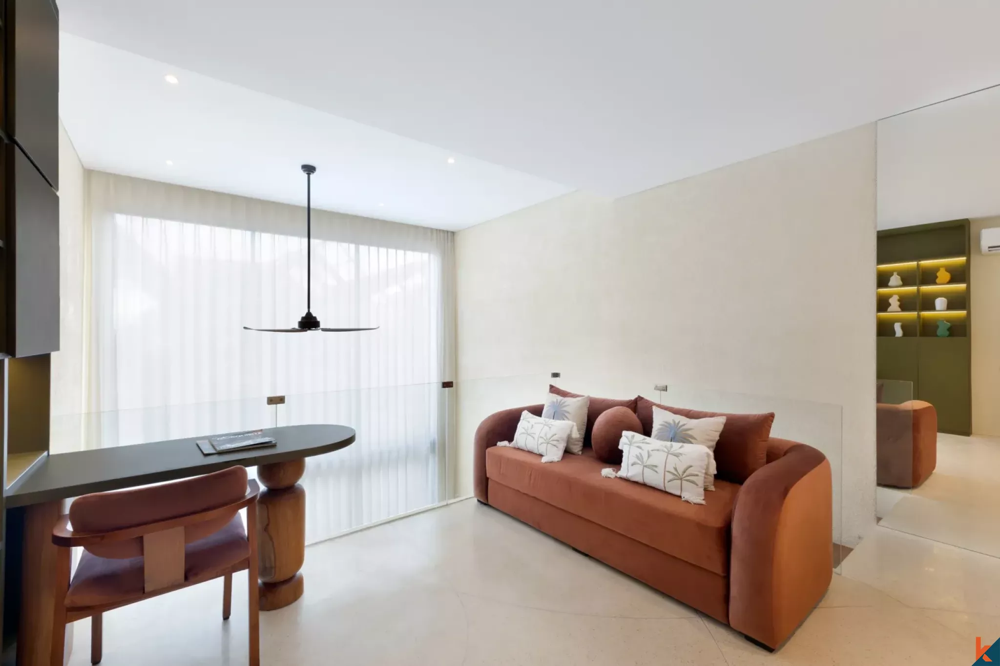 Modern two bedroom townhouse for lease in fashionable Berawa