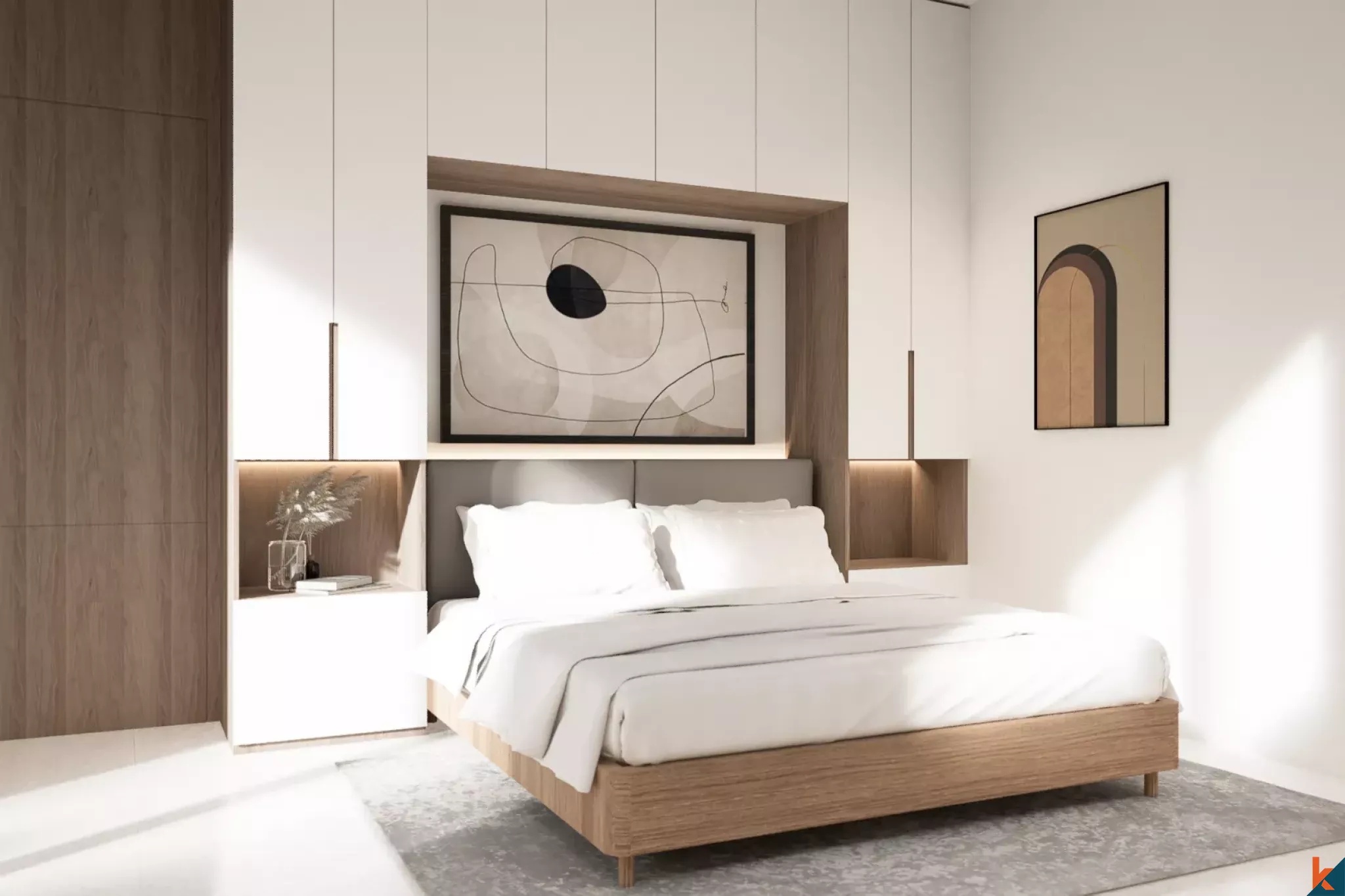 Rumah baru modern dengan empat kamar tidur di Batu Bolong