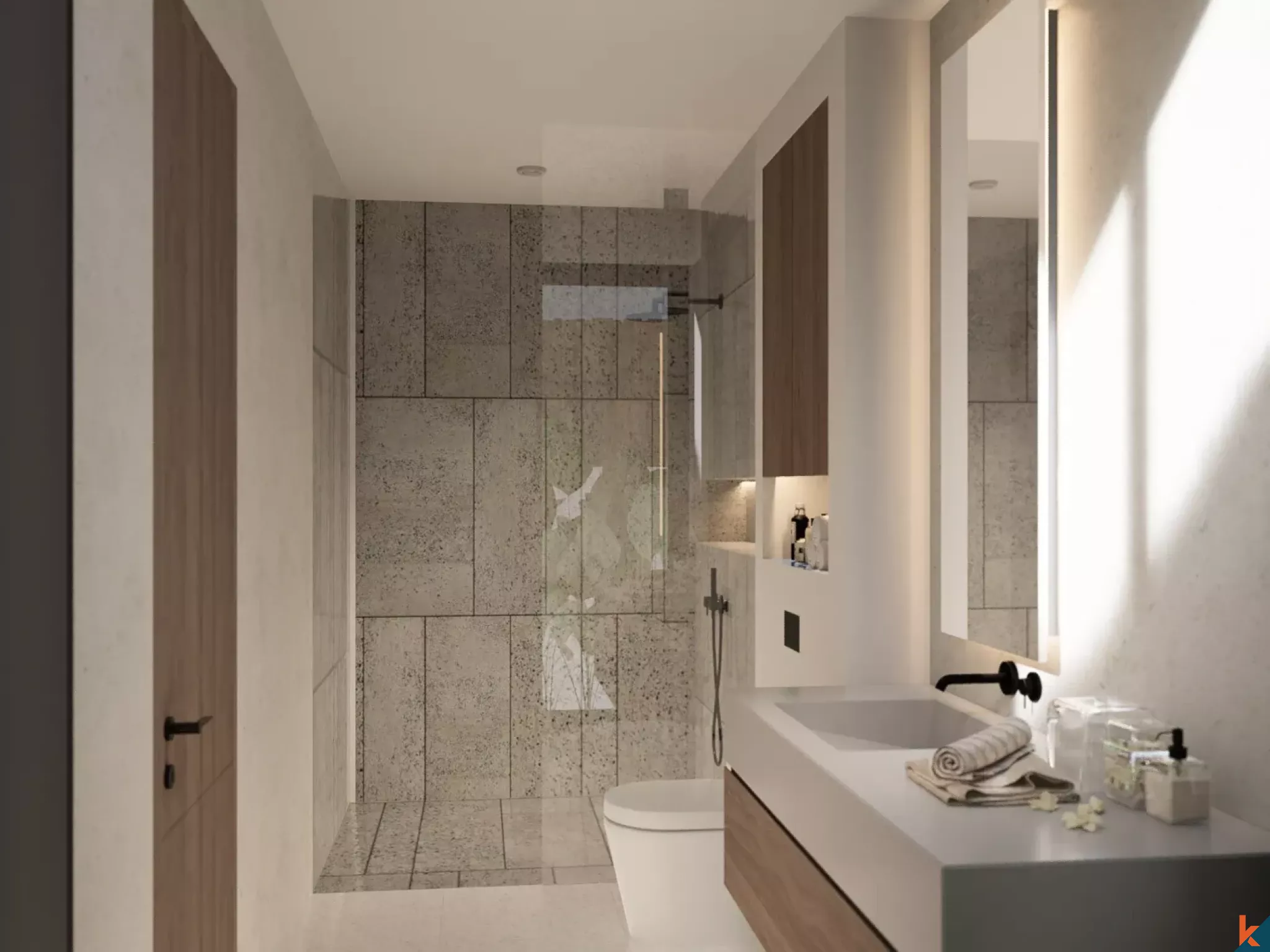 Rumah baru modern dengan empat kamar tidur di Batu Bolong