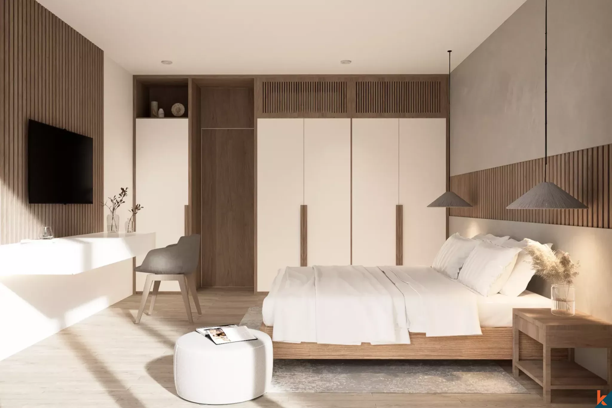 Rumah baru modern dengan empat kamar tidur di Batu Bolong