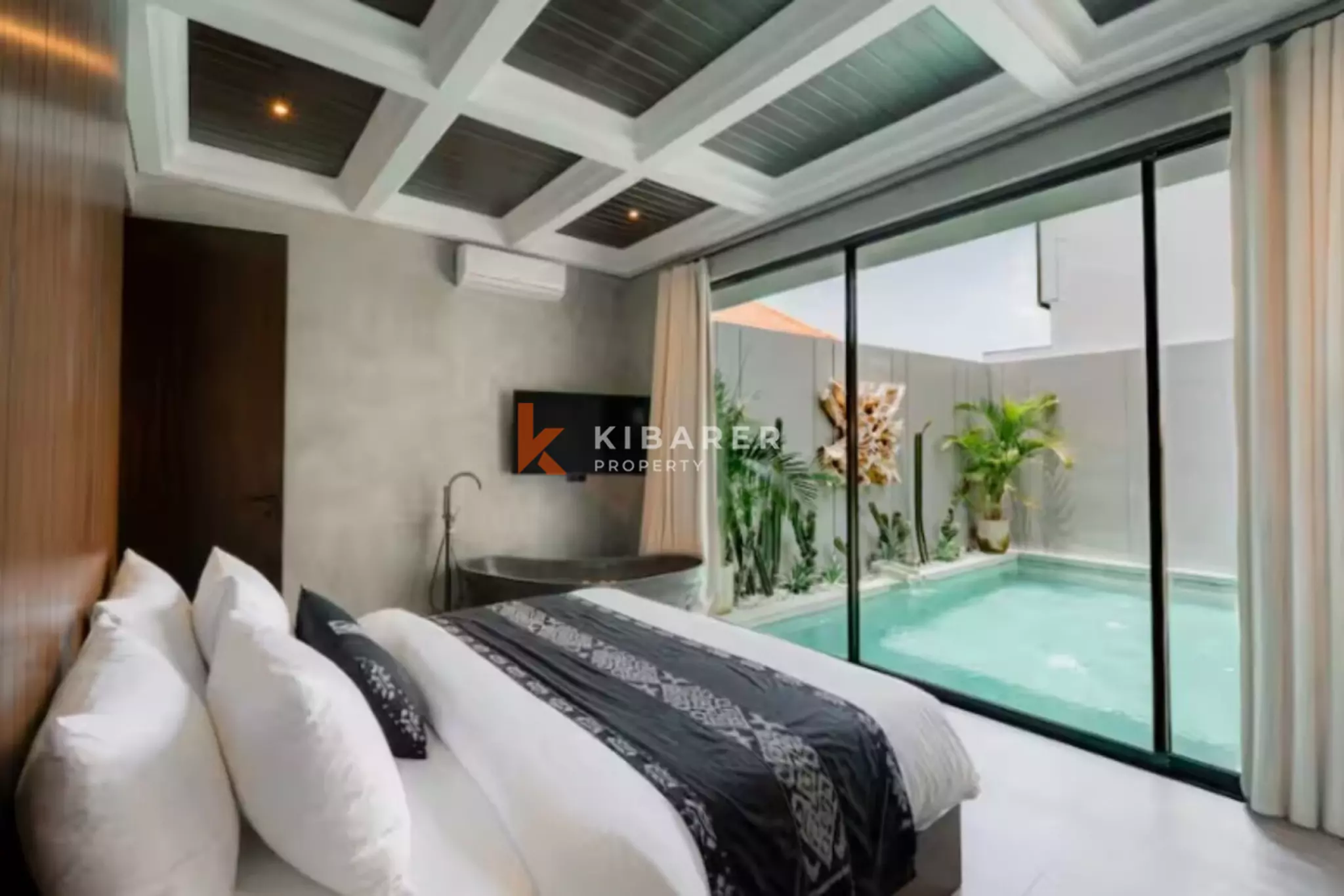 Stunning Modern Three Bedroom Villa with Sculptural Interiors in Umalas