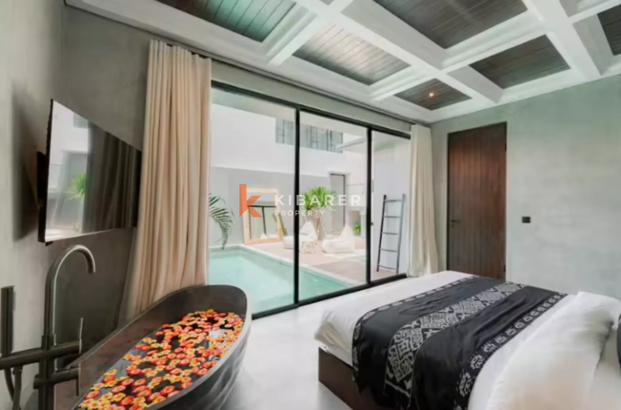 Stunning Modern Three Bedroom Villa with Sculptural Interiors in Umalas