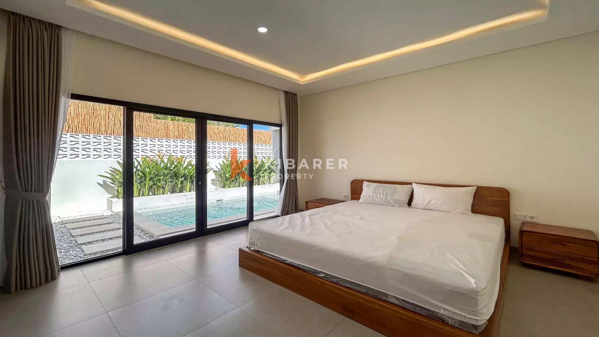 Villa tropicale de rêve avec piscine privée et deux chambres à Canggu