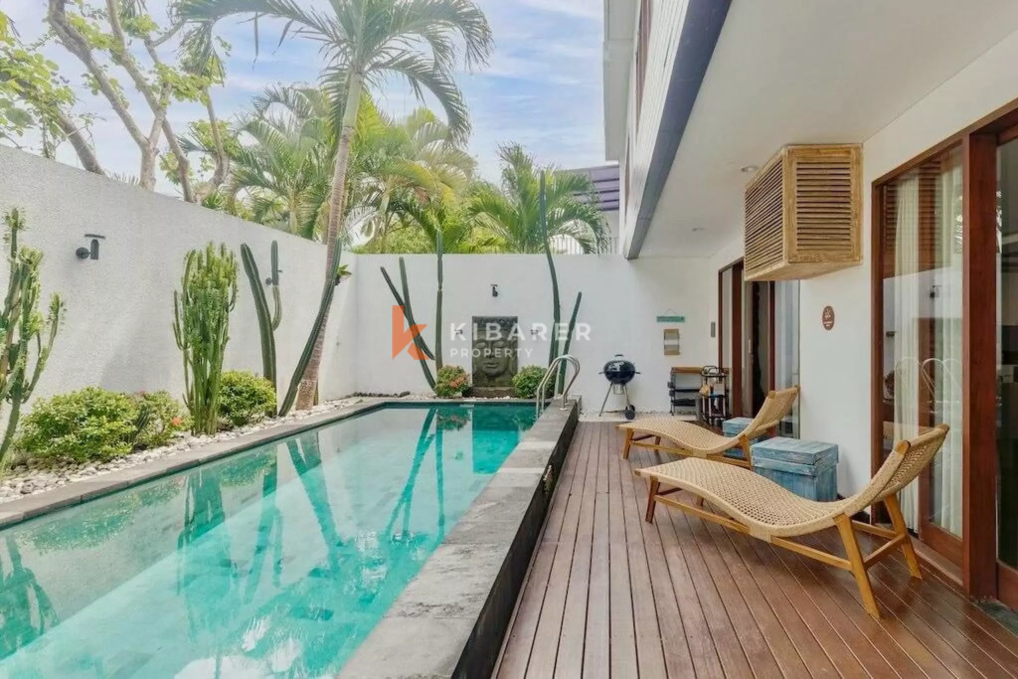 Complexe de villas exclusives de trois chambres près de la côte de Cemagi
