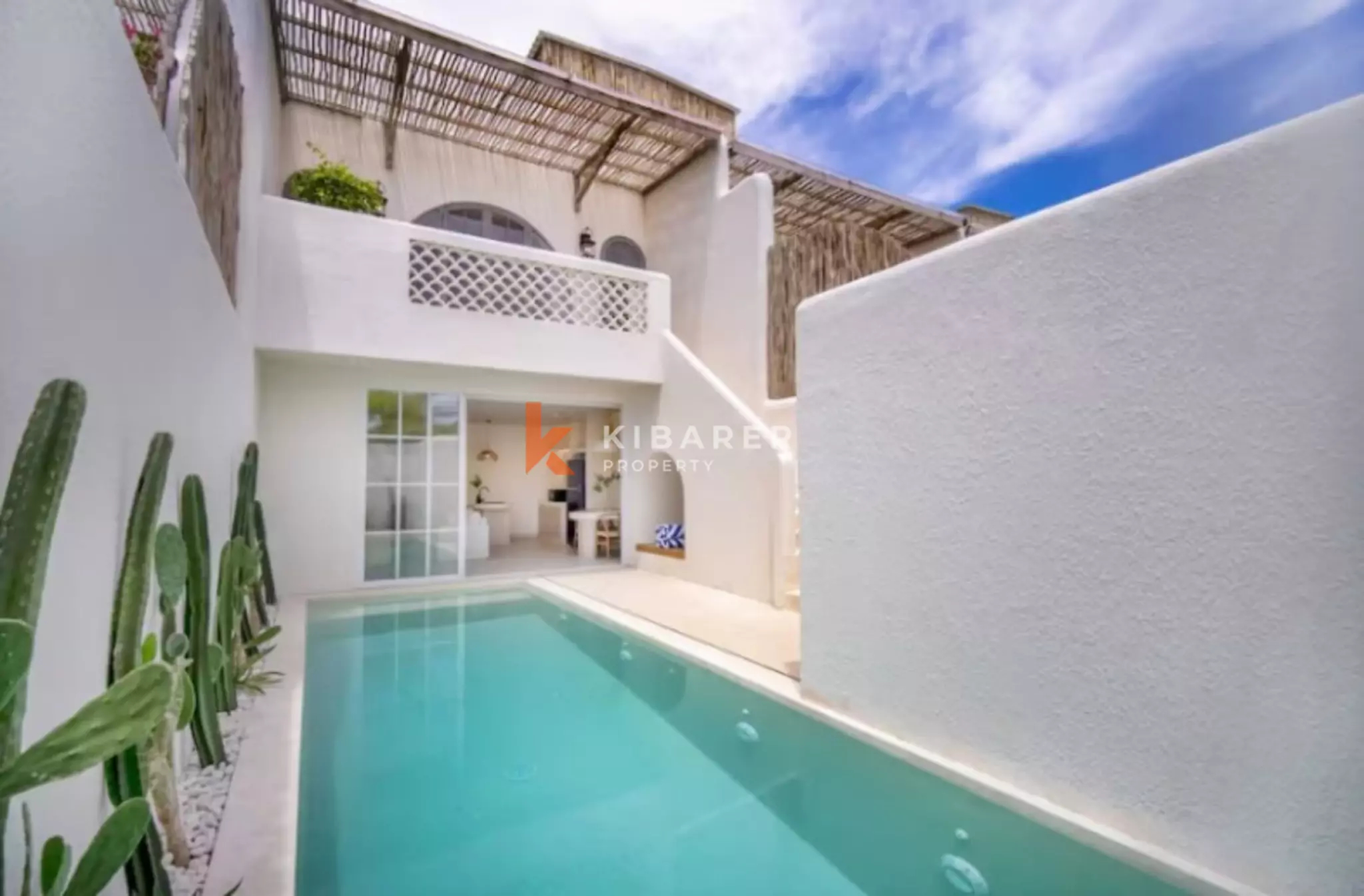Chic Spanish Colonial Two Bedroom Villa in Trendy Canggu