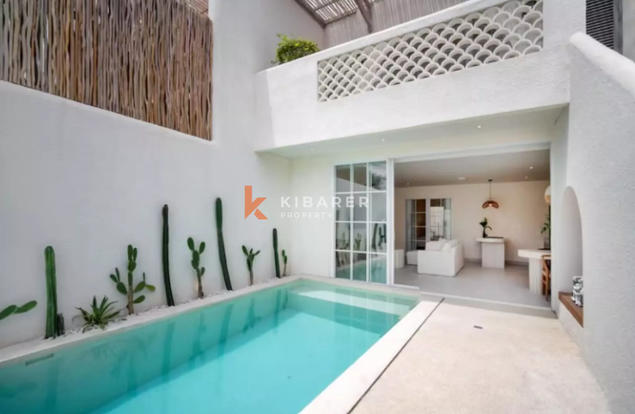 Chic Spanish Colonial Two Bedroom Villa in Trendy Canggu