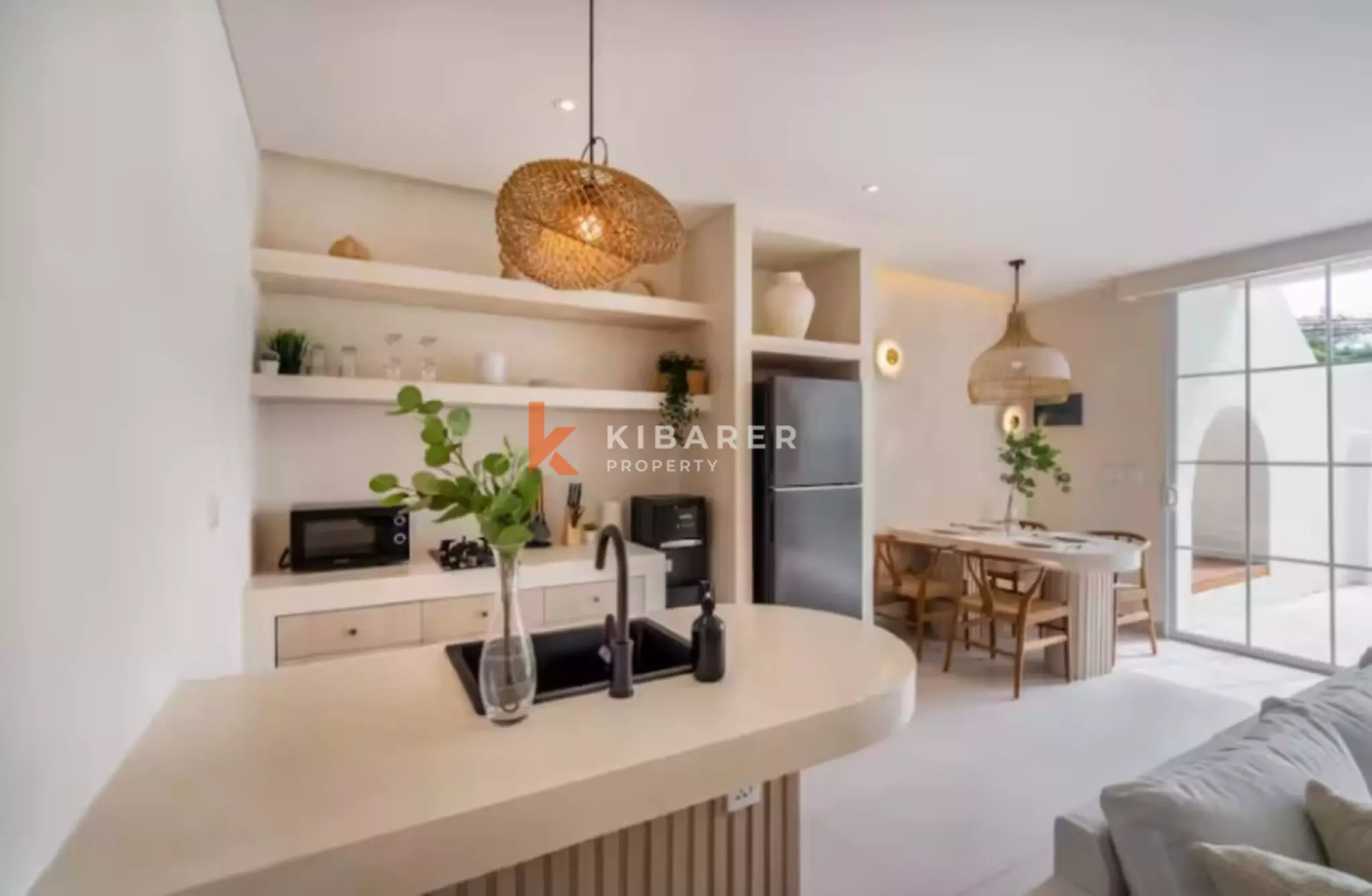 Chic Spanish Colonial Two Bedroom Villa in Trendy Canggu