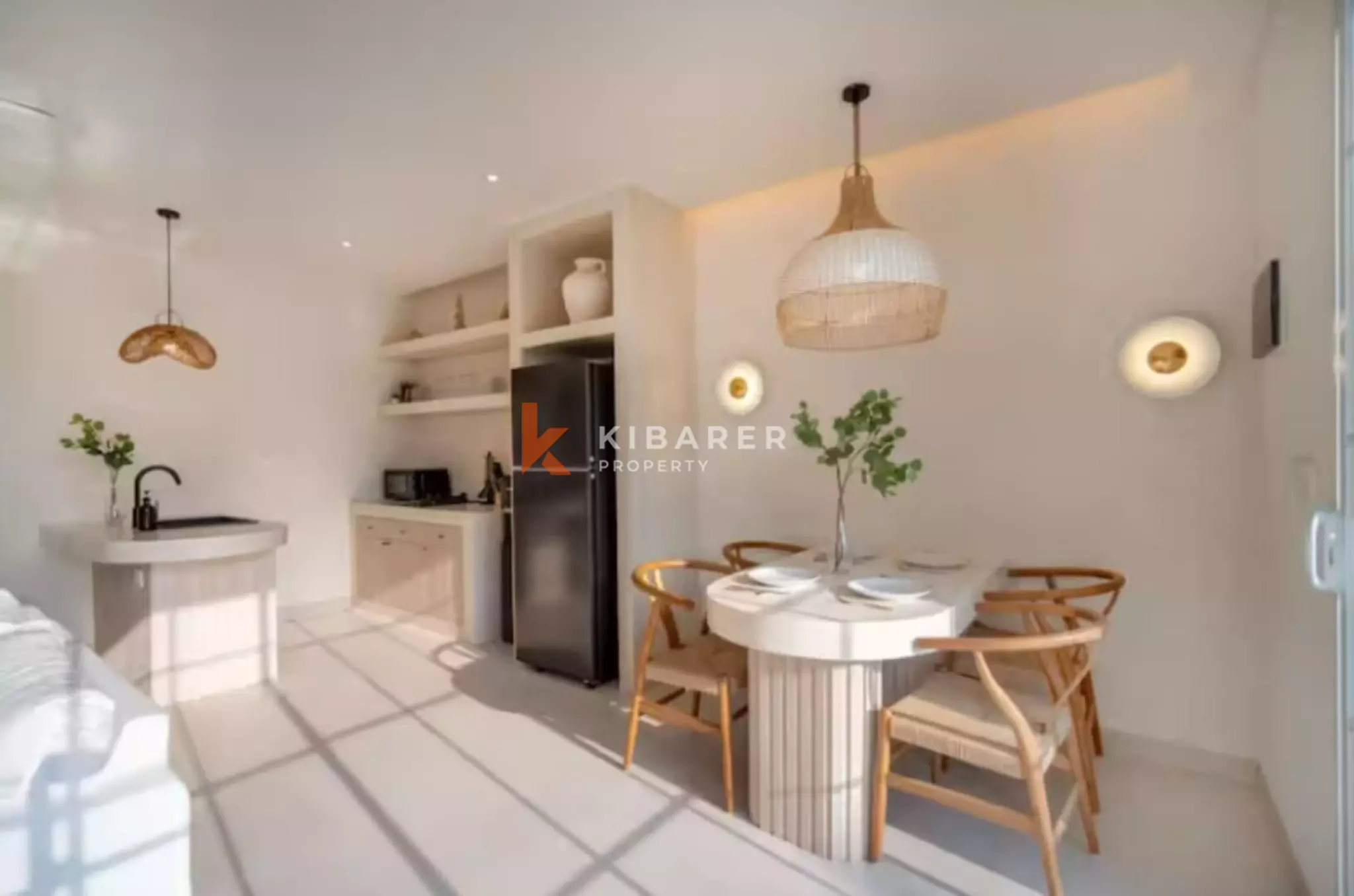 Chic Spanish Colonial Two Bedroom Villa in Trendy Canggu