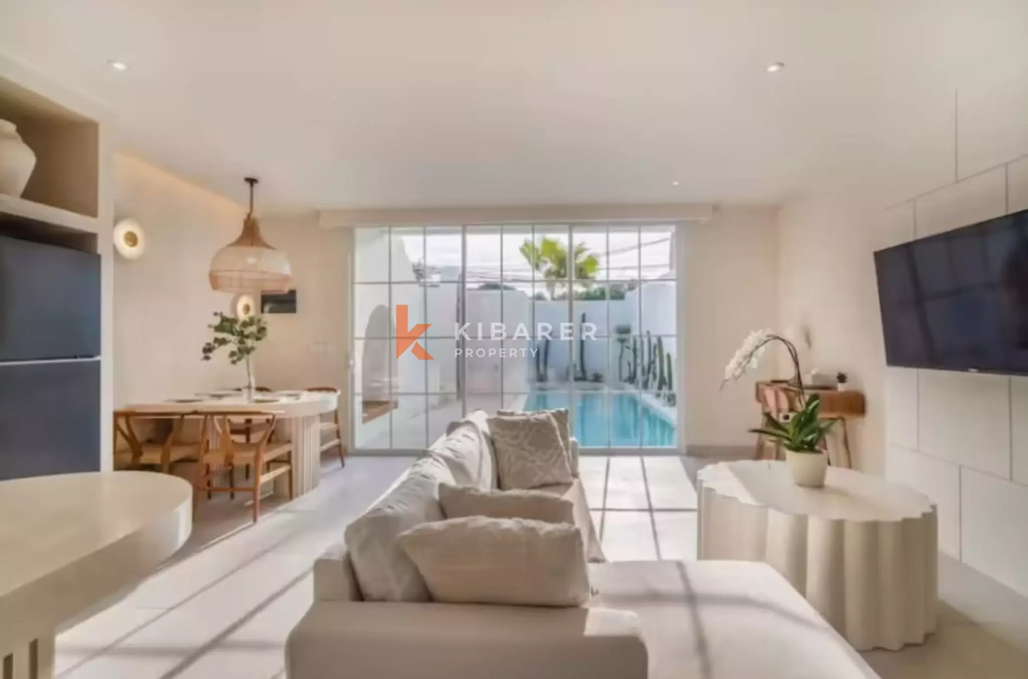 Chic Spanish Colonial Two Bedroom Villa in Trendy Canggu