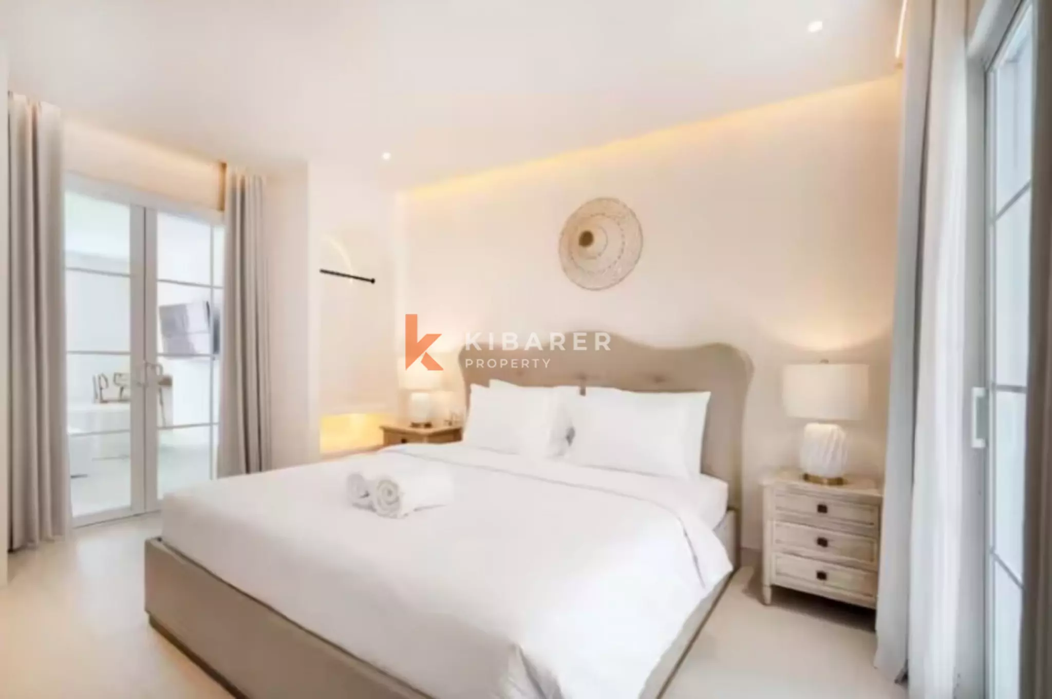 Chic Spanish Colonial Two Bedroom Villa in Trendy Canggu