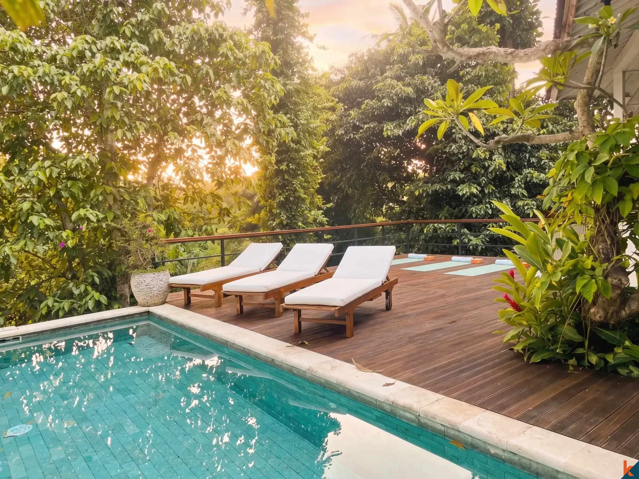 Properti Artistik dengan Hak Sewa Jangka Panjang Tiga Kamar Tidur di Ubud