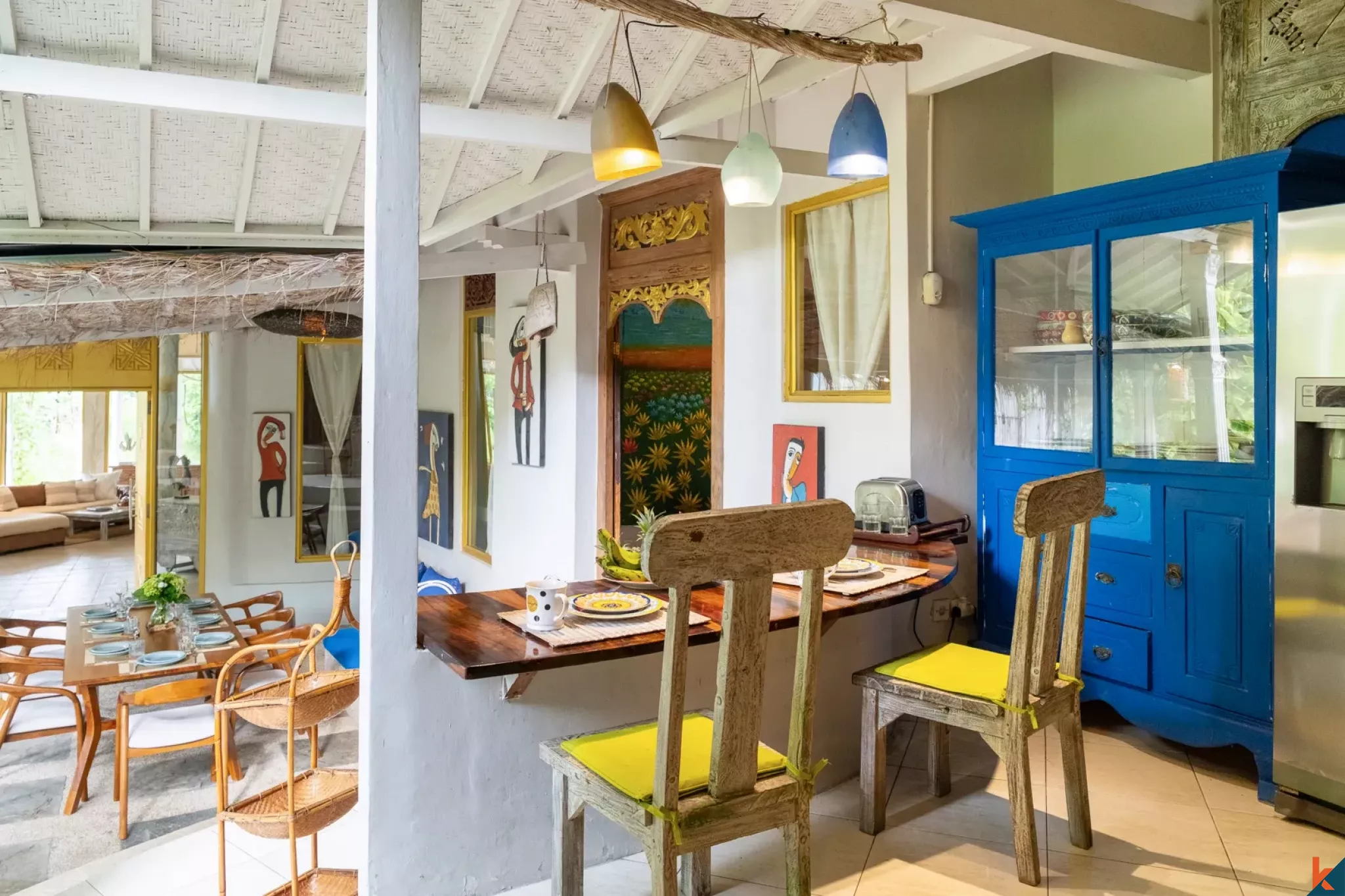 Properti Artistik dengan Hak Sewa Jangka Panjang Tiga Kamar Tidur di Ubud