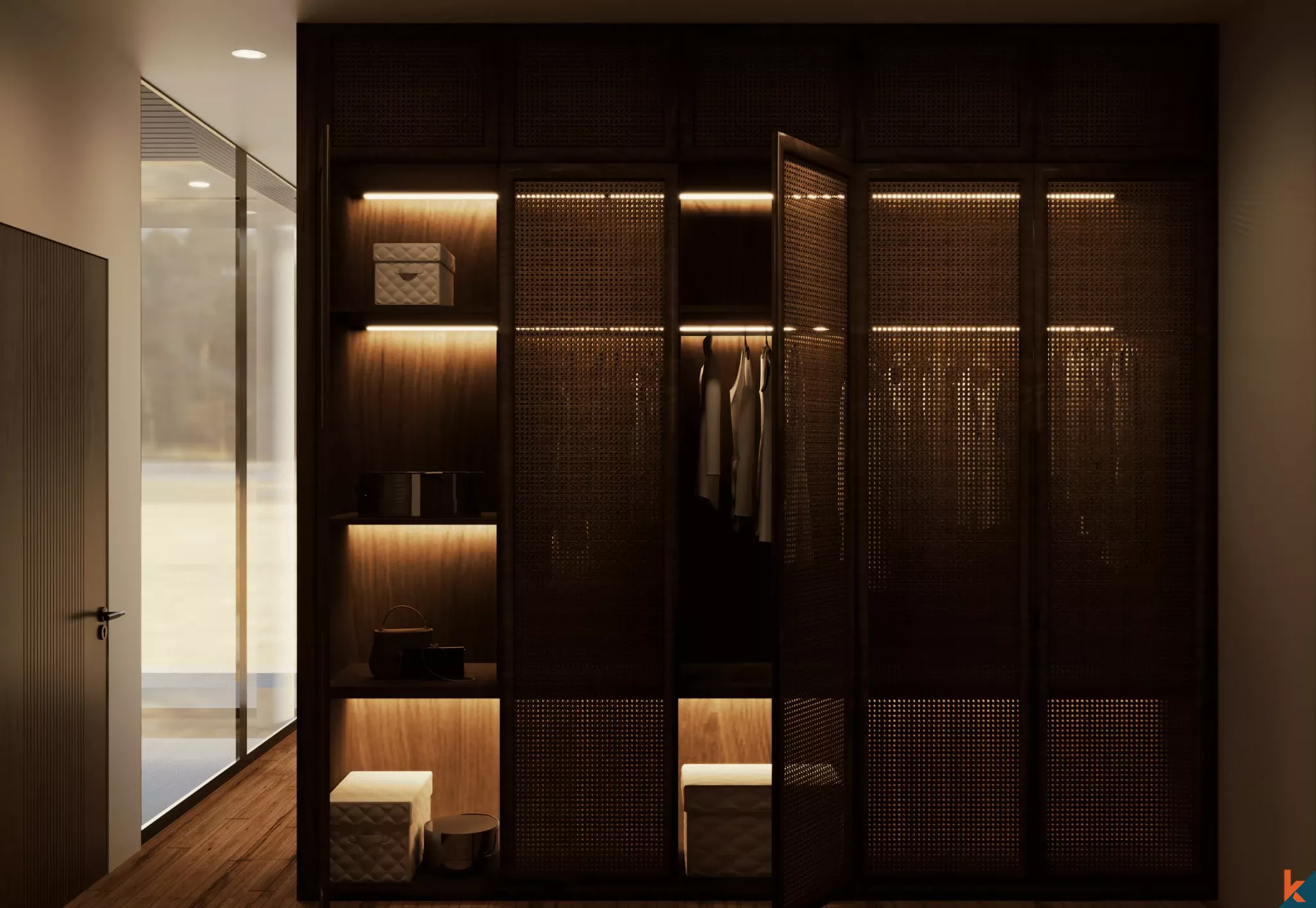 Vila Modern Satu Kamar Tidur di Kompleks Gaya Hidup Premium Ubud