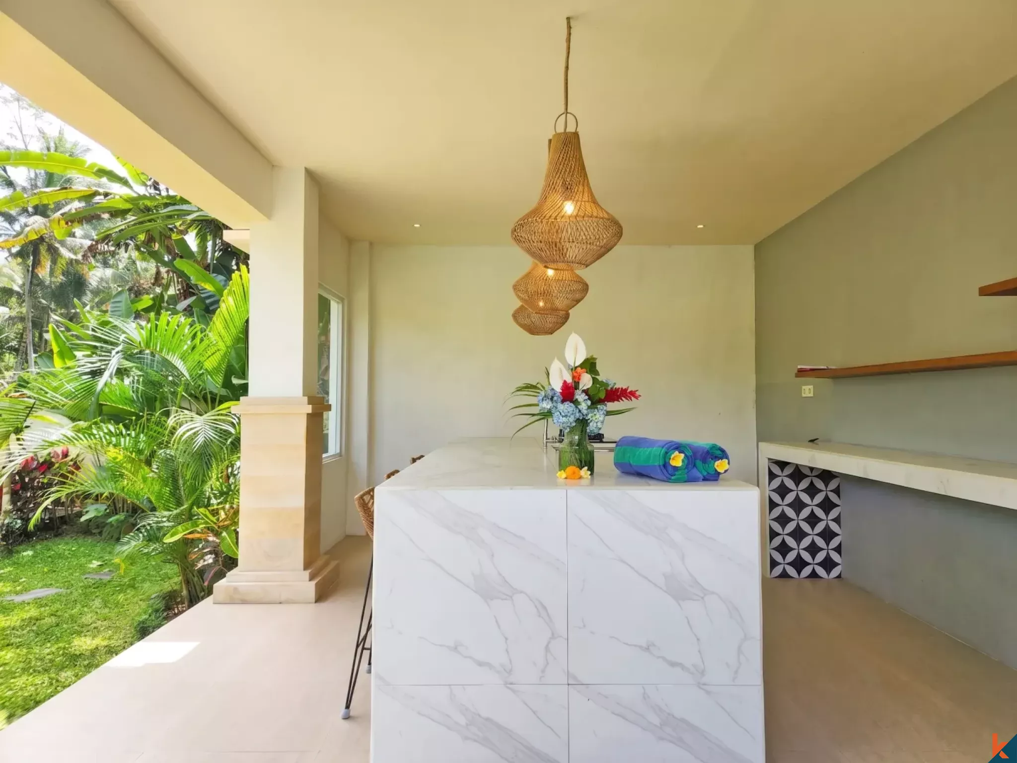 Properti Freehold Tiga Kamar Tidur Baru yang Menawan dengan Sentuhan Gaya Bali Dijual di Ubud - Pejeng