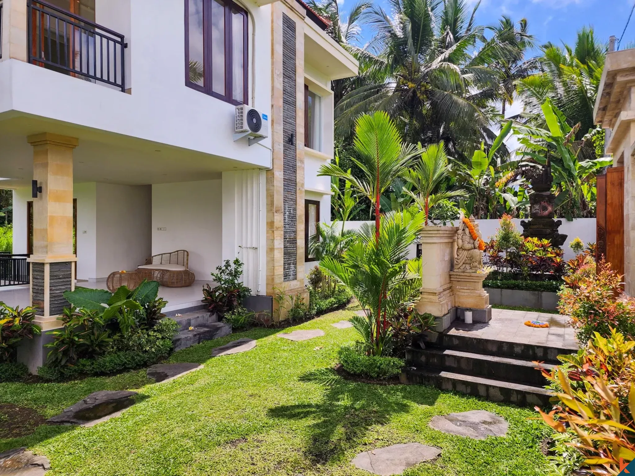 Properti Freehold Tiga Kamar Tidur Baru yang Menawan dengan Sentuhan Gaya Bali Dijual di Ubud - Pejeng