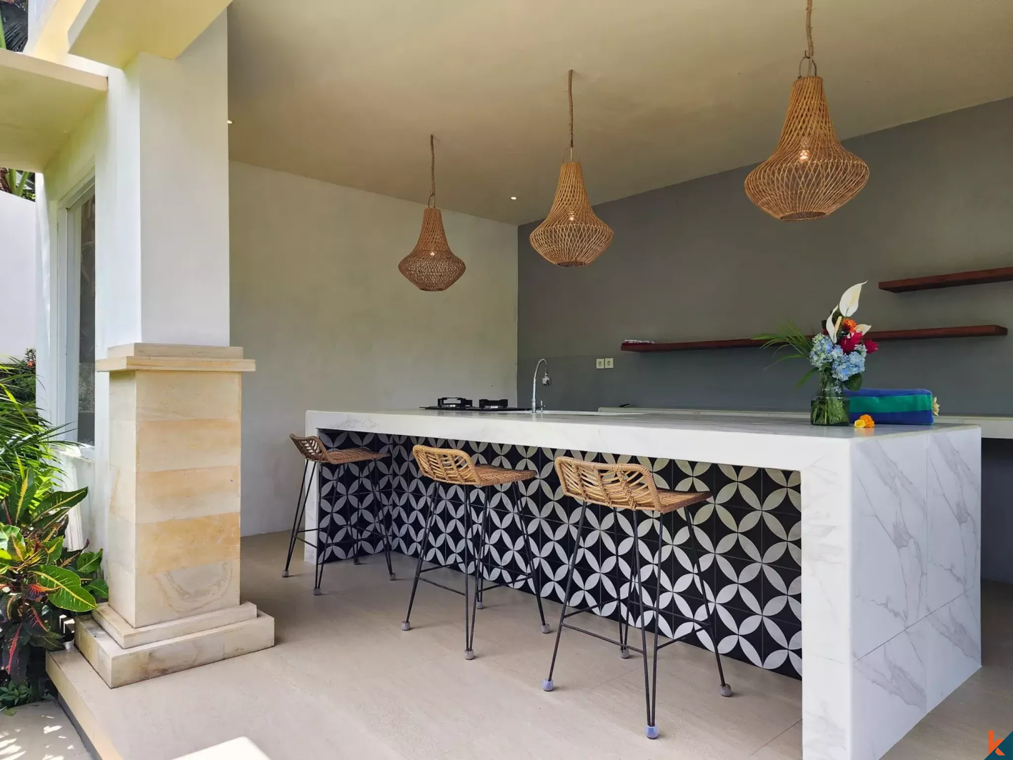 Properti Freehold Tiga Kamar Tidur Baru yang Menawan dengan Sentuhan Gaya Bali Dijual di Ubud - Pejeng