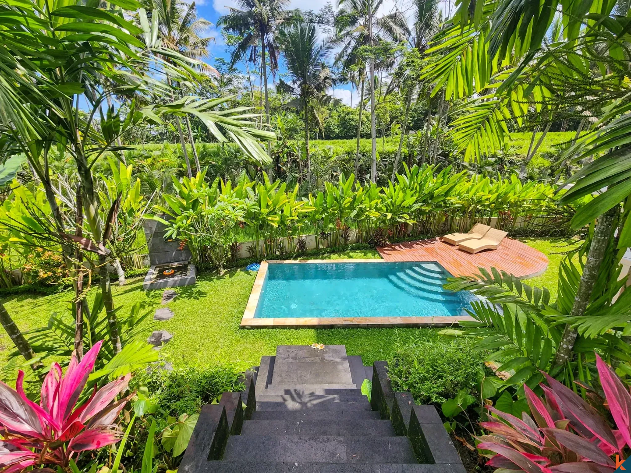 Properti Freehold Tiga Kamar Tidur Baru yang Menawan dengan Sentuhan Gaya Bali Dijual di Ubud - Pejeng