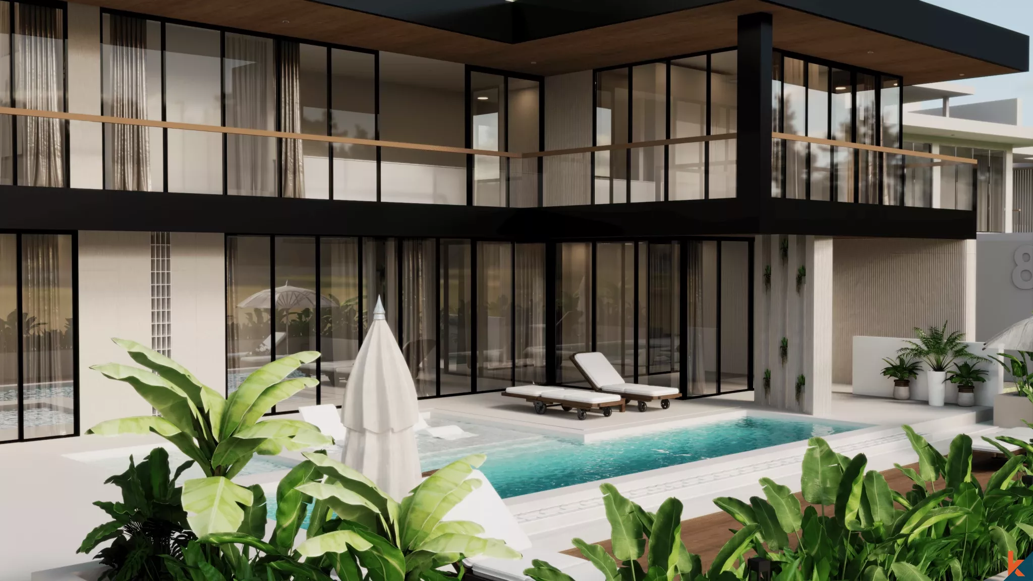 Villa Modern 3 Kamar Tidur dengan Kolam Renang Pribadi dan Fasilitas Premium yang Akan Segera Hadir di Ubud
