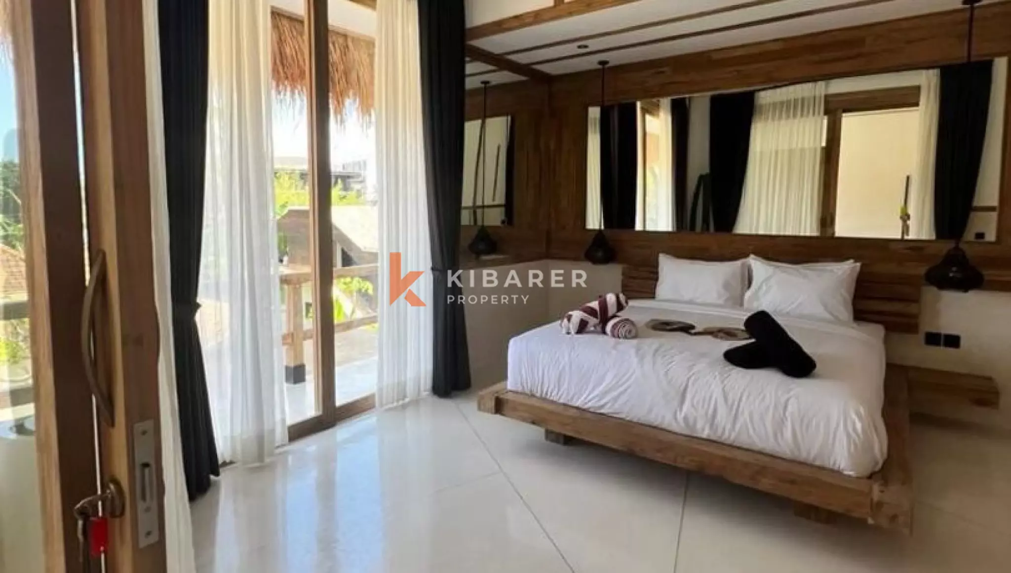 Villa bohème chic de 3 chambres avec piscine privée et jacuzzi à Berawa