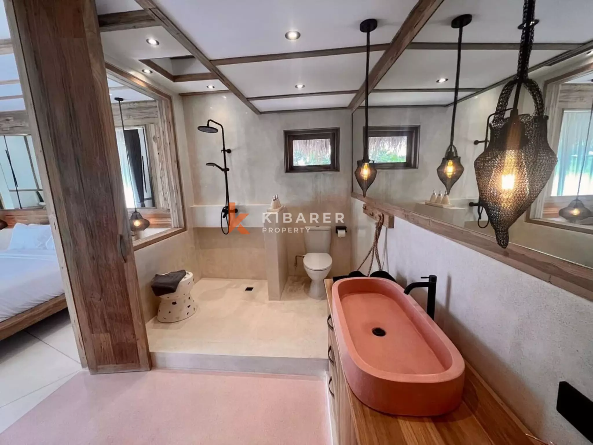 Villa bohème chic de 3 chambres avec piscine privée et jacuzzi à Berawa