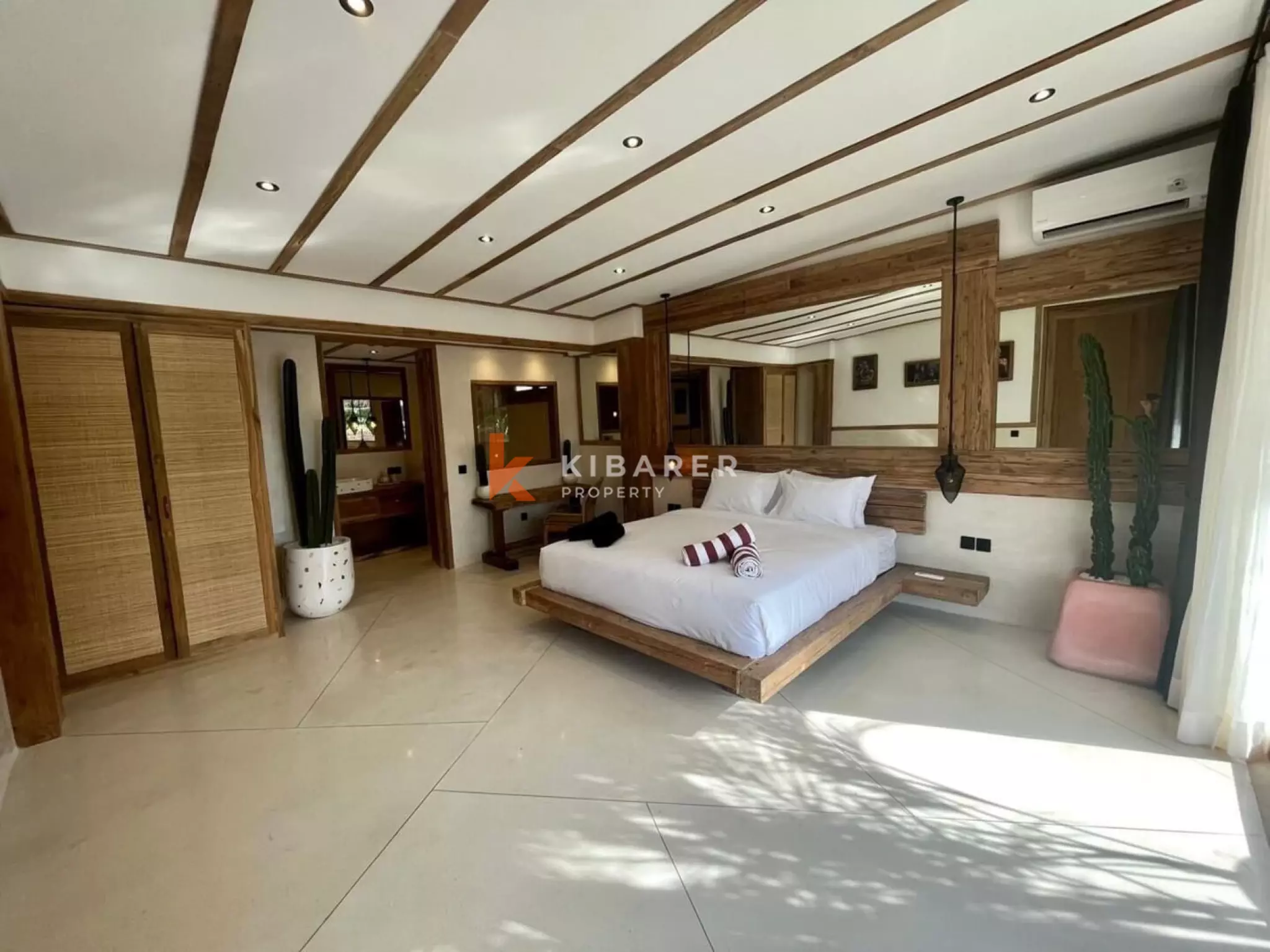 Villa bohème chic de 3 chambres avec piscine privée et jacuzzi à Berawa
