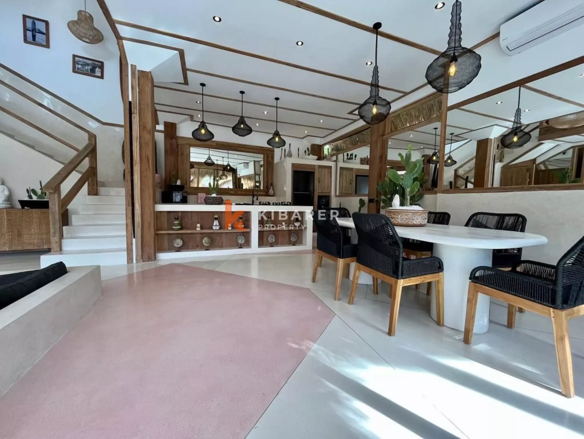 Villa bohème chic de 3 chambres avec piscine privée et jacuzzi à Berawa
