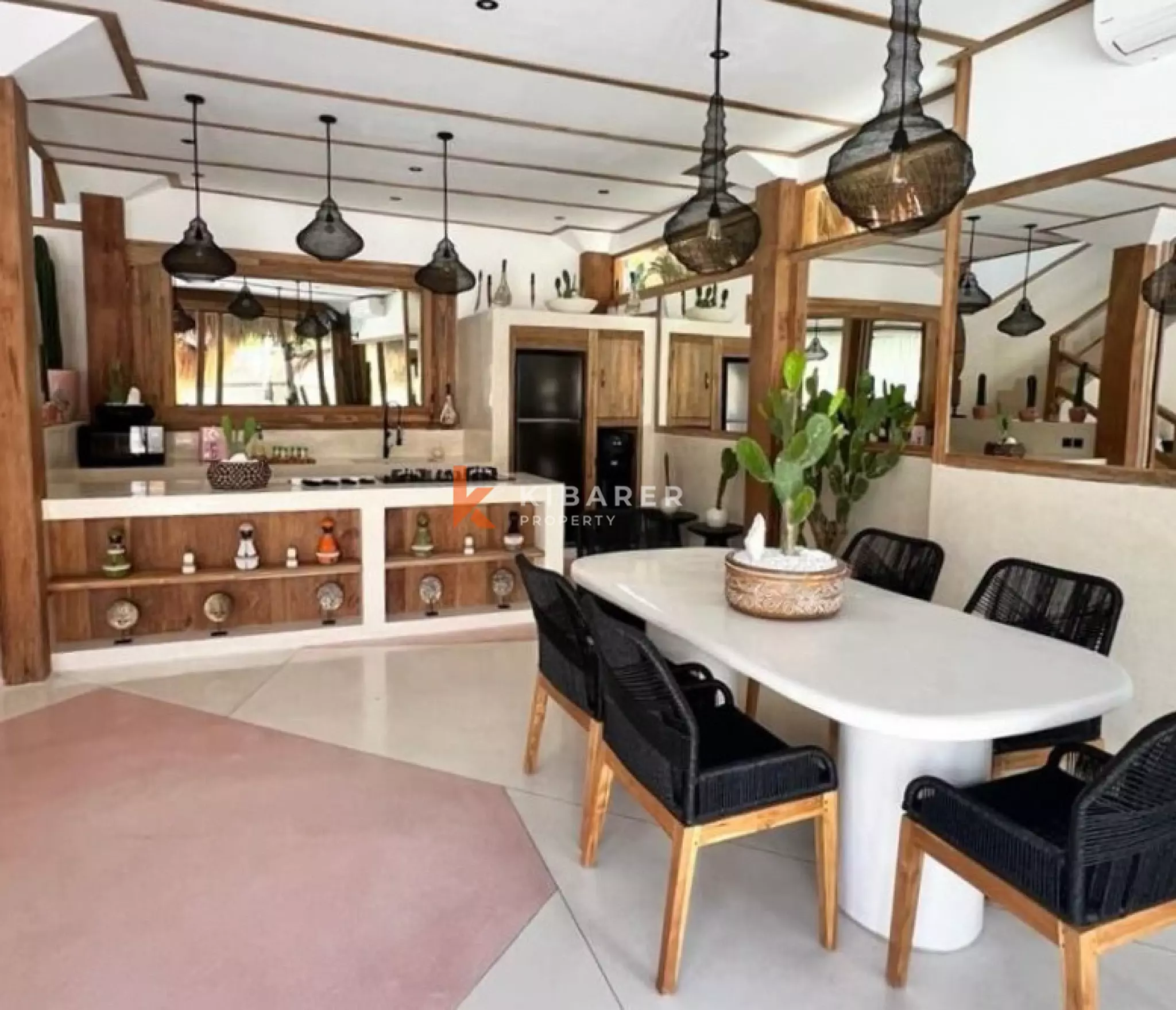 Villa bohème chic de 3 chambres avec piscine privée et jacuzzi à Berawa
