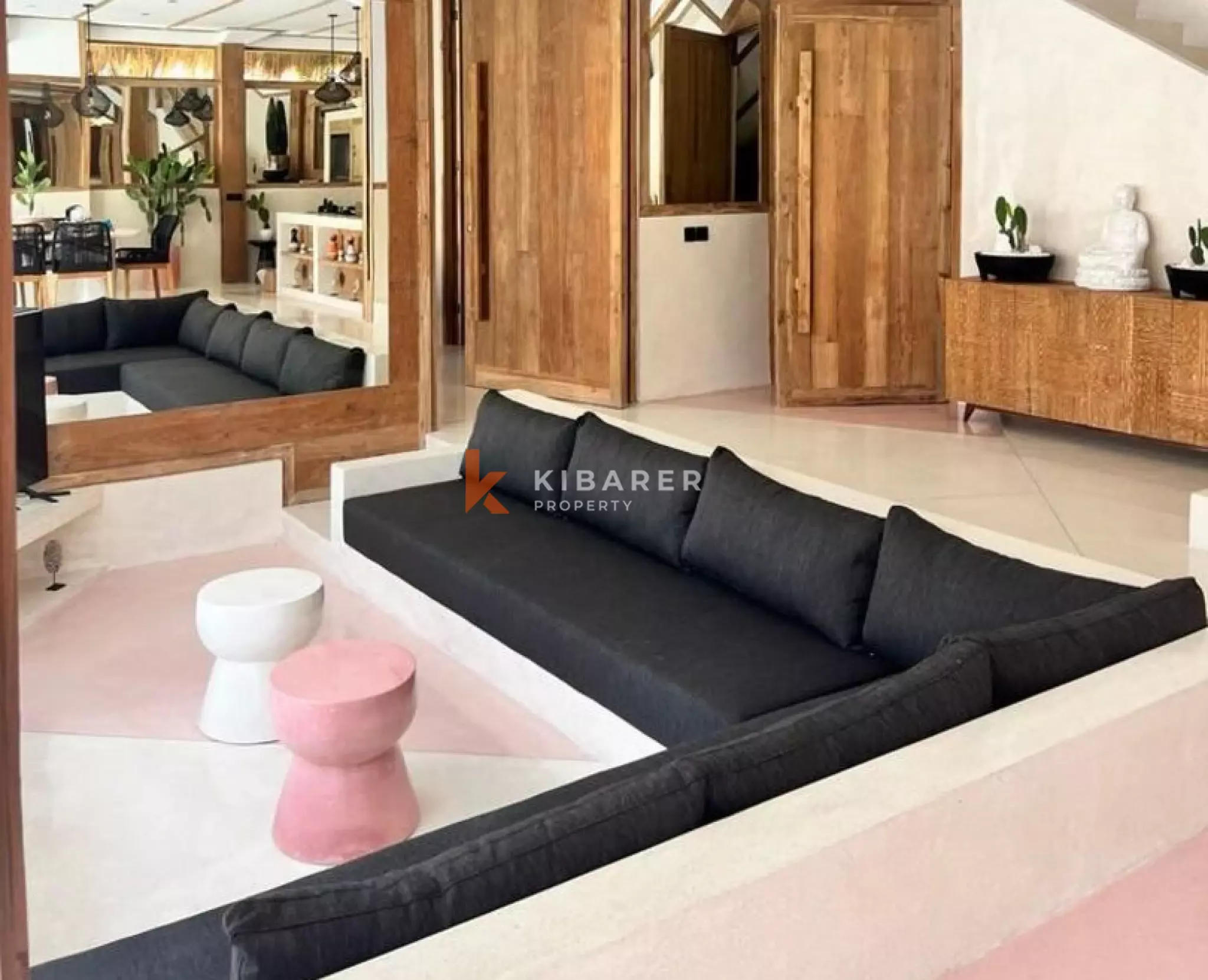 Villa bohème chic de 3 chambres avec piscine privée et jacuzzi à Berawa