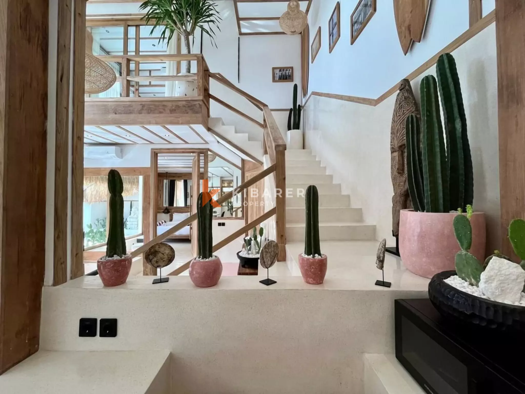 Villa bohème chic de 3 chambres avec piscine privée et jacuzzi à Berawa