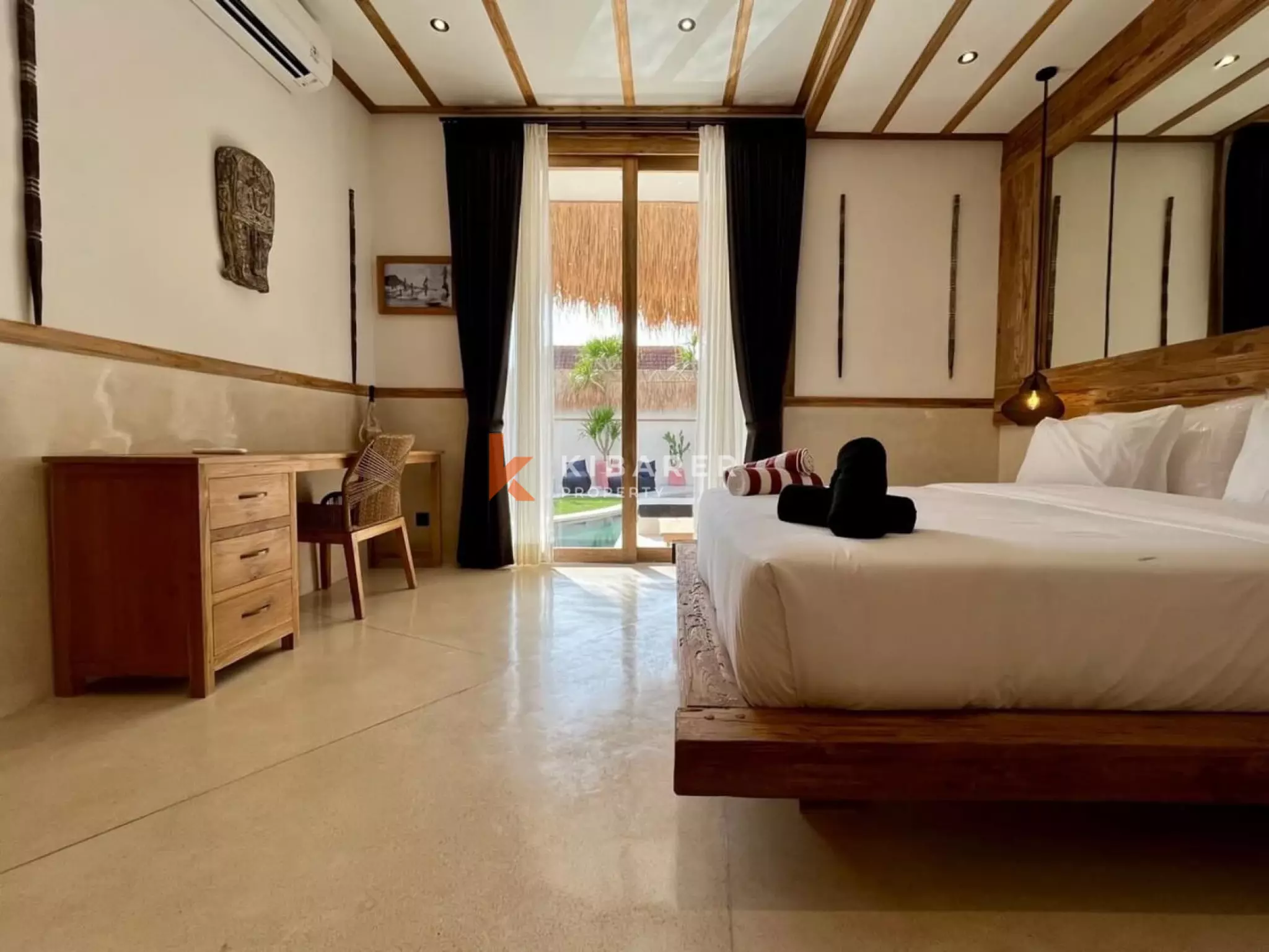 Villa bohème chic de 3 chambres avec piscine privée et jacuzzi à Berawa