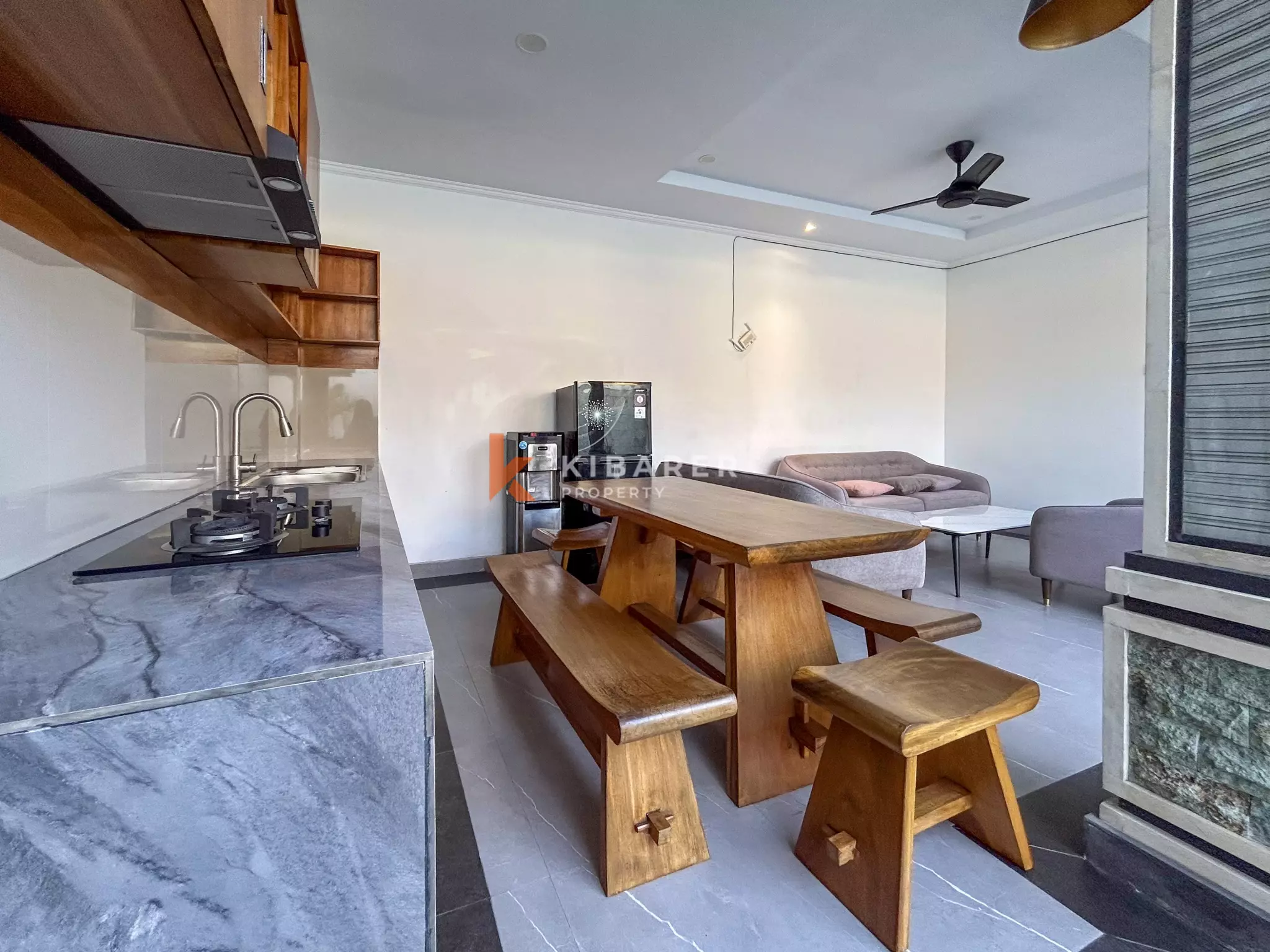 Villa élégante de deux chambres avec piscine privée à Padonan, un havre de paix près de Canggu