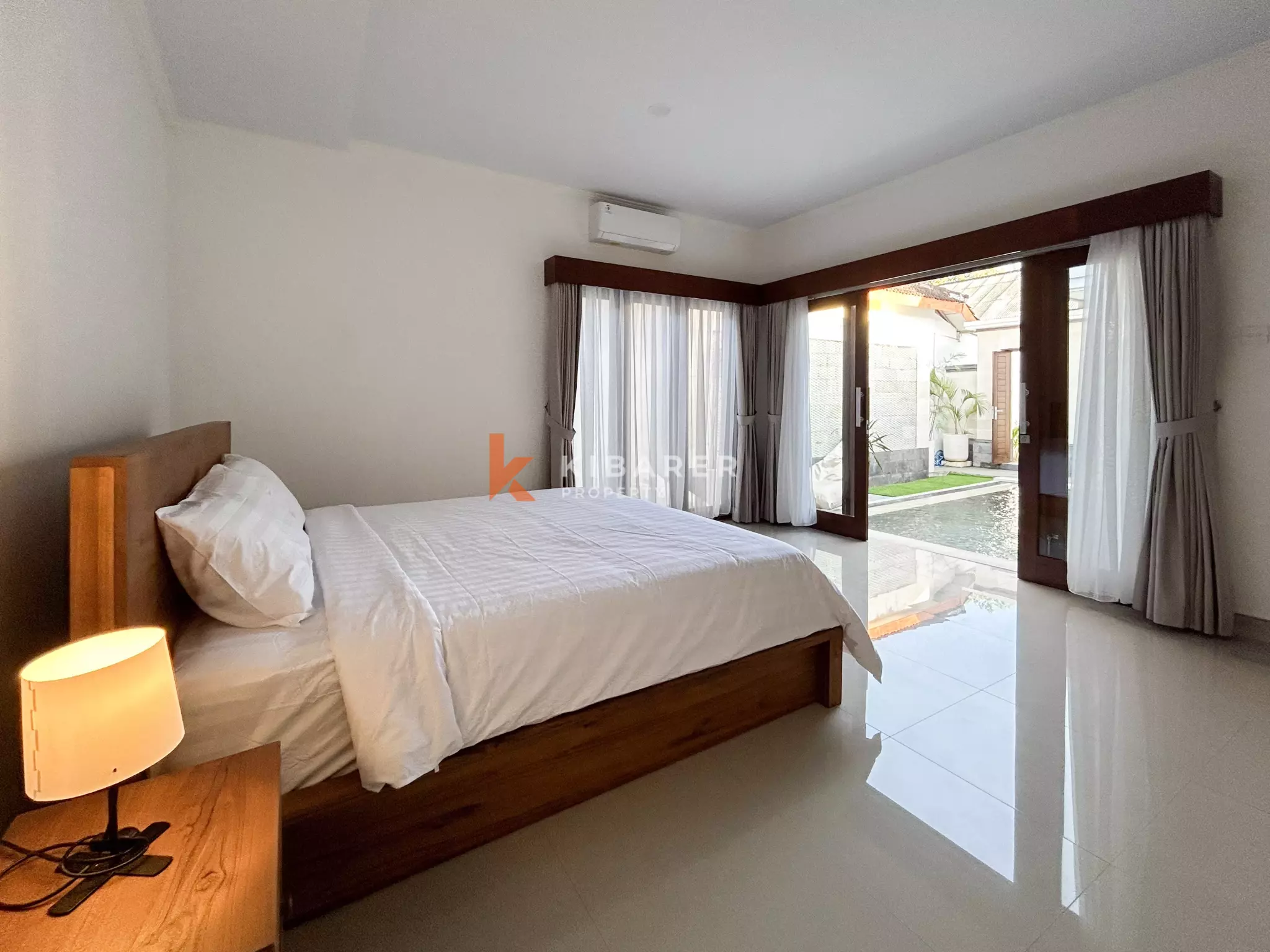 Villa élégante de deux chambres avec piscine privée à Padonan, un havre de paix près de Canggu