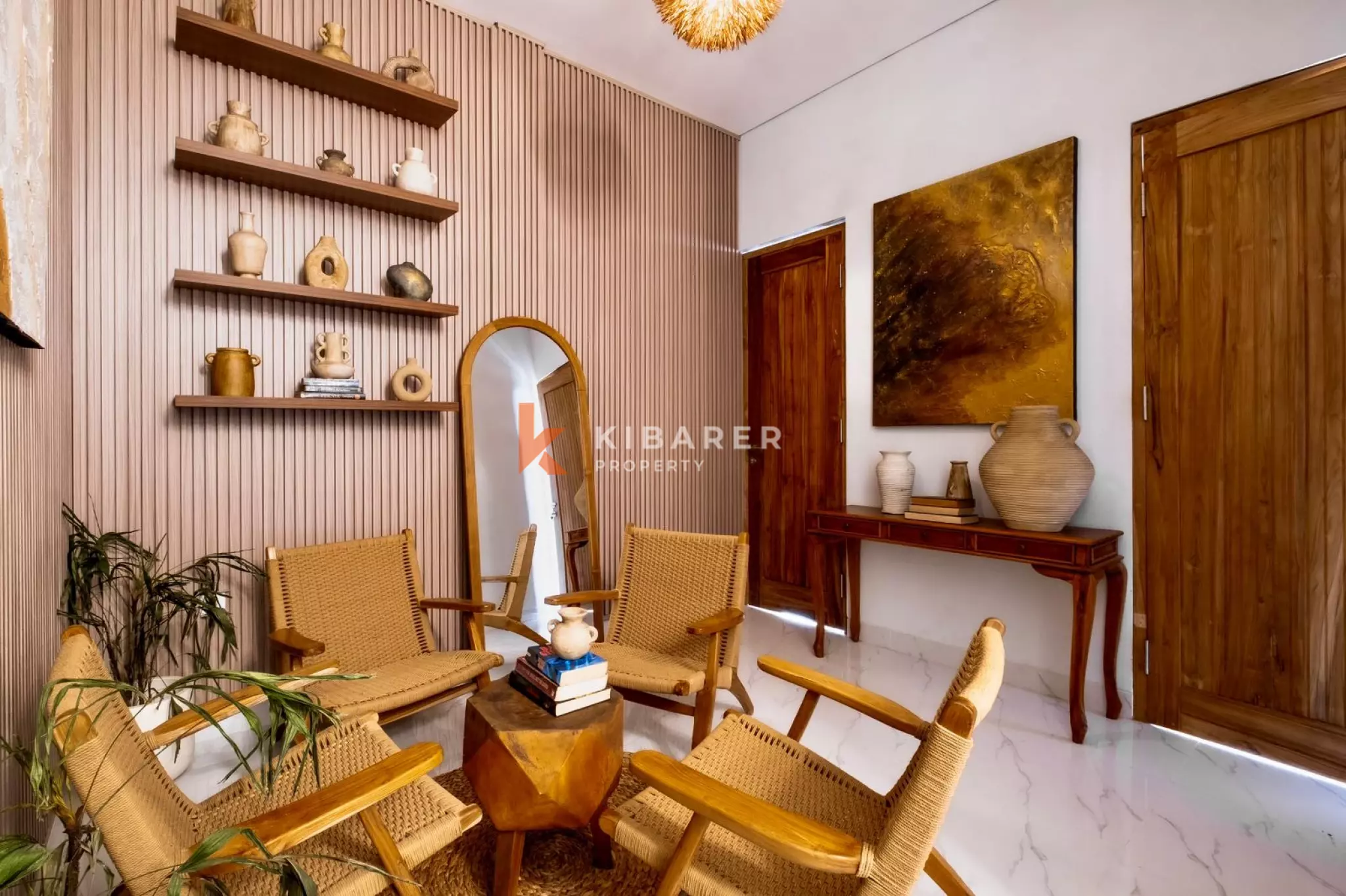 Villa moderne et élégante de trois chambres avec piscine privée à Berawa