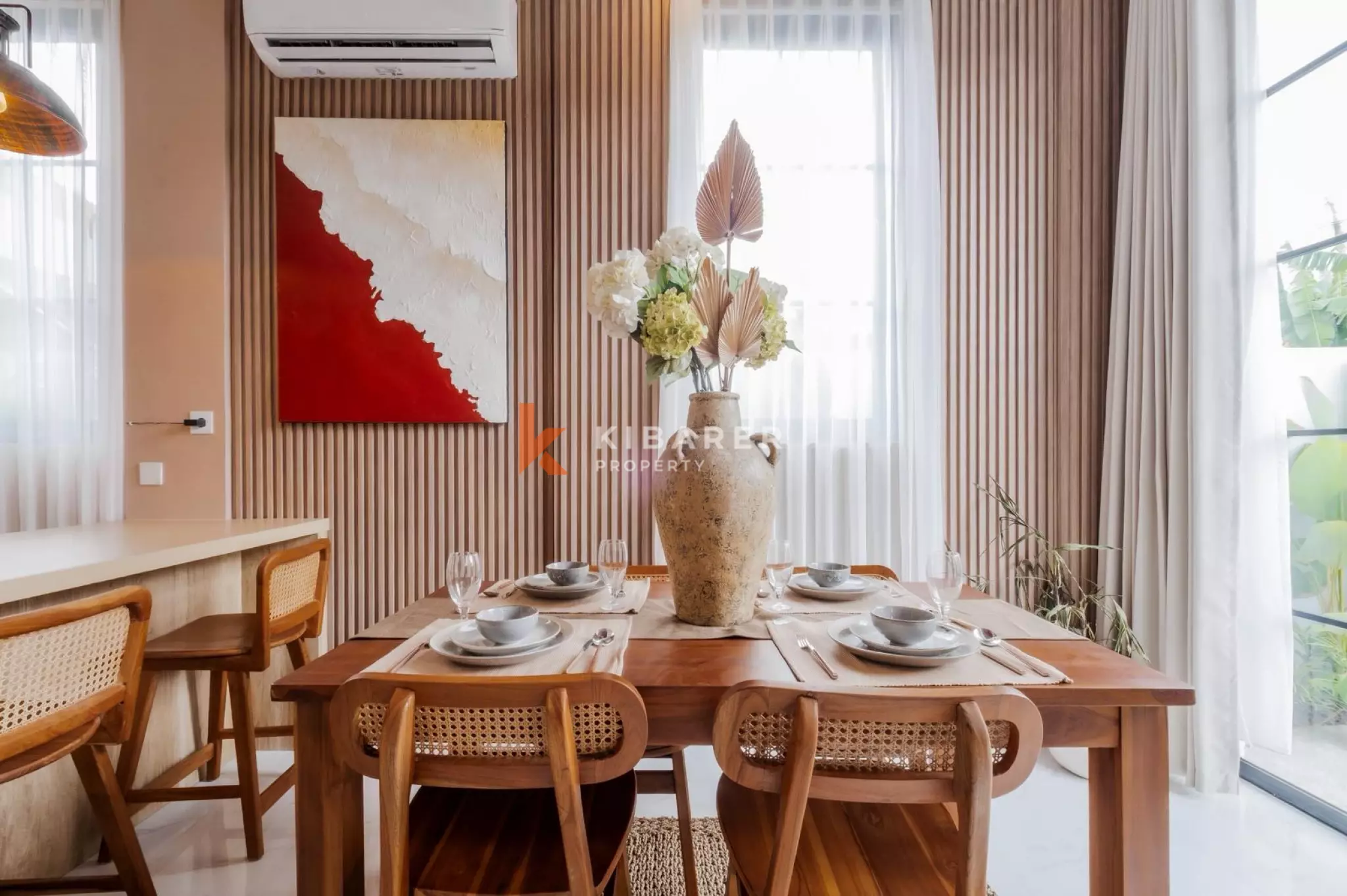 Villa moderne et élégante de trois chambres avec piscine privée à Berawa