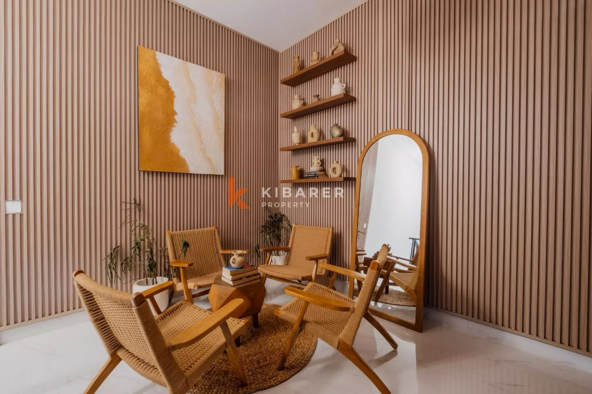 Villa moderne et élégante de trois chambres avec piscine privée à Berawa
