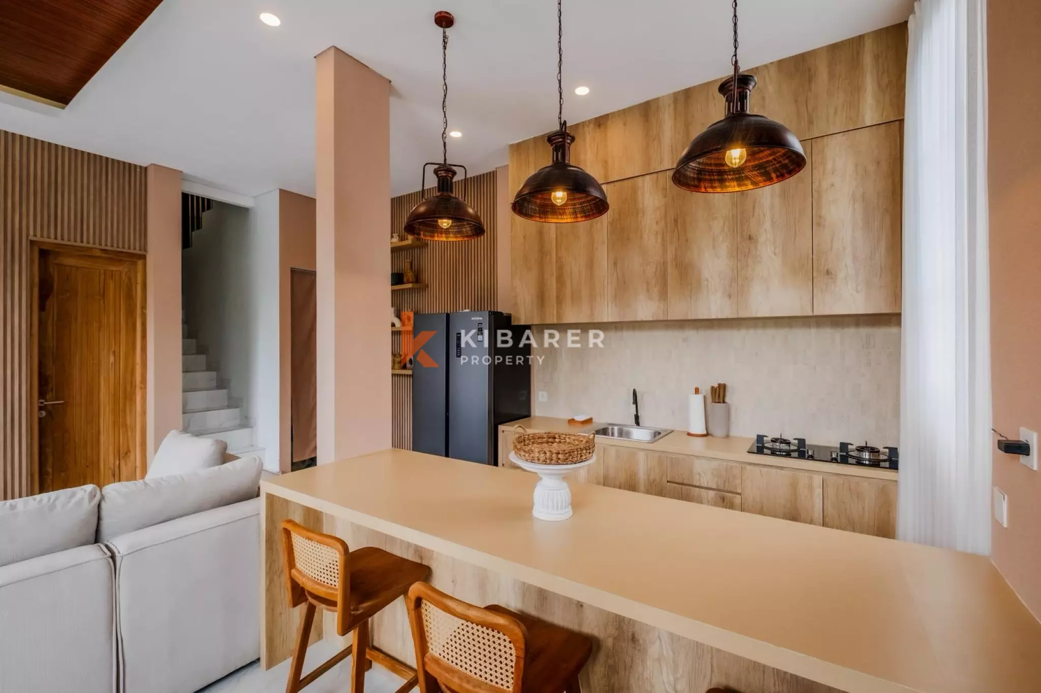 Villa moderne et élégante de trois chambres avec piscine privée à Berawa
