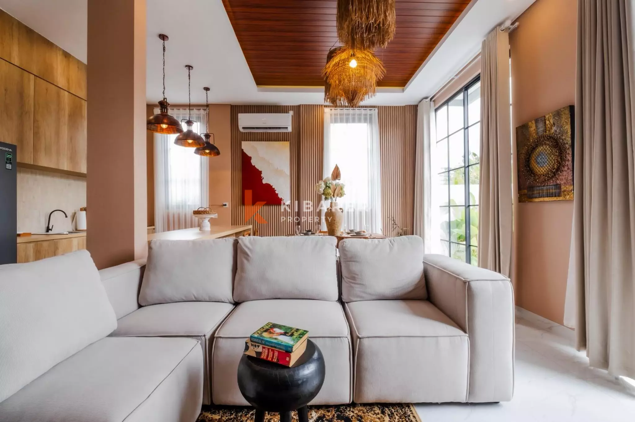 Villa moderne et élégante de trois chambres avec piscine privée à Berawa