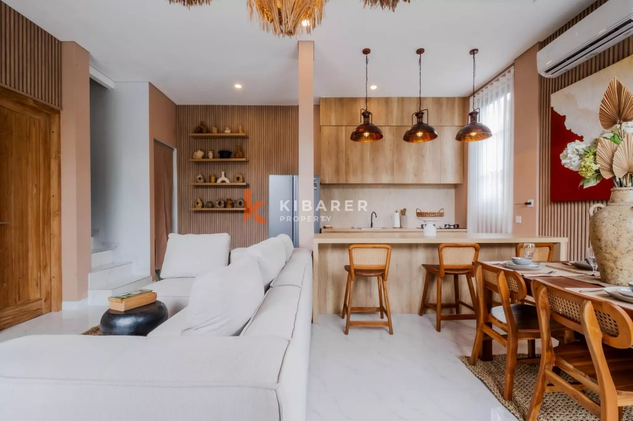 Villa moderne et élégante de trois chambres avec piscine privée à Berawa
