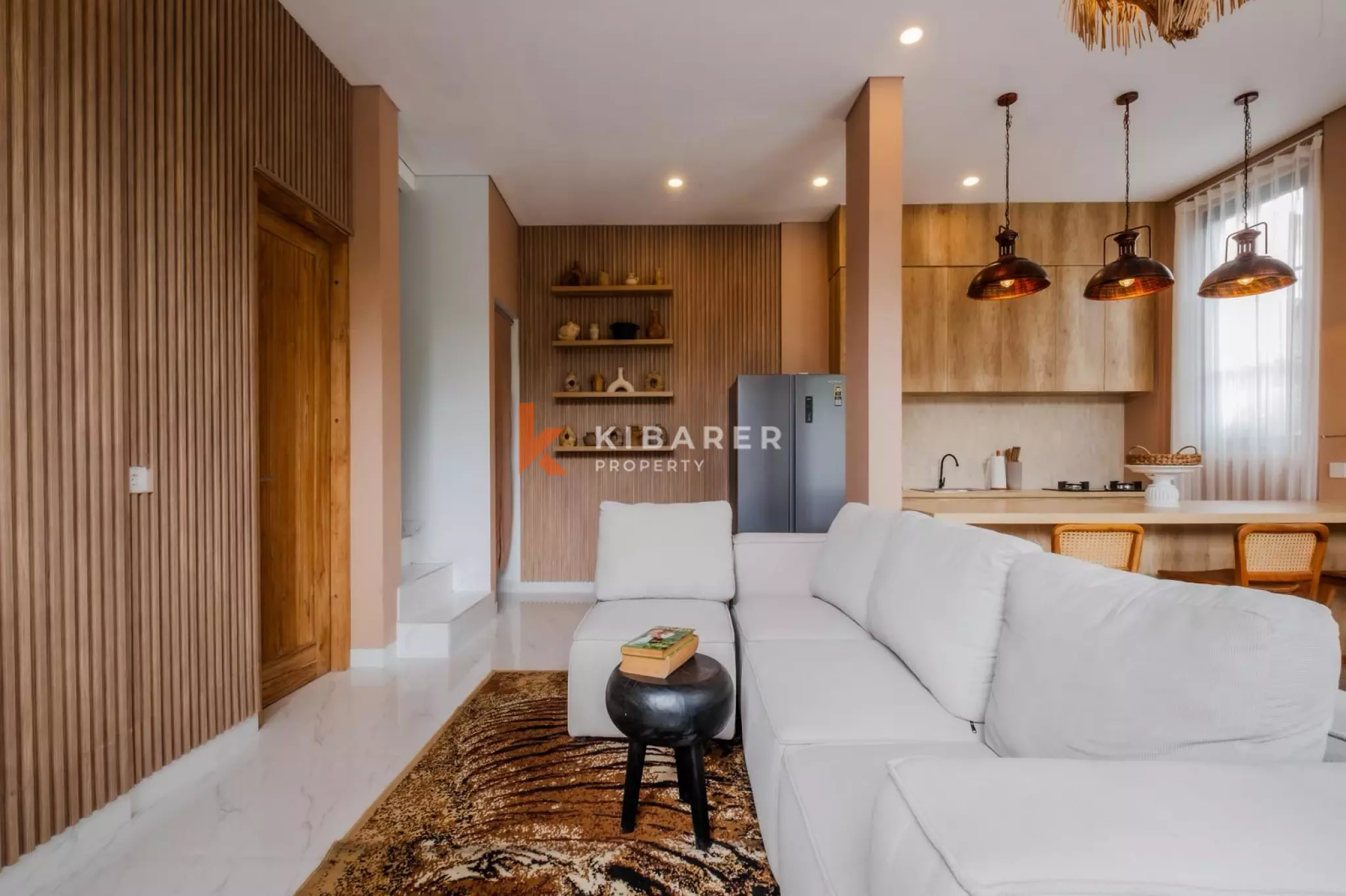 Villa moderne et élégante de trois chambres avec piscine privée à Berawa