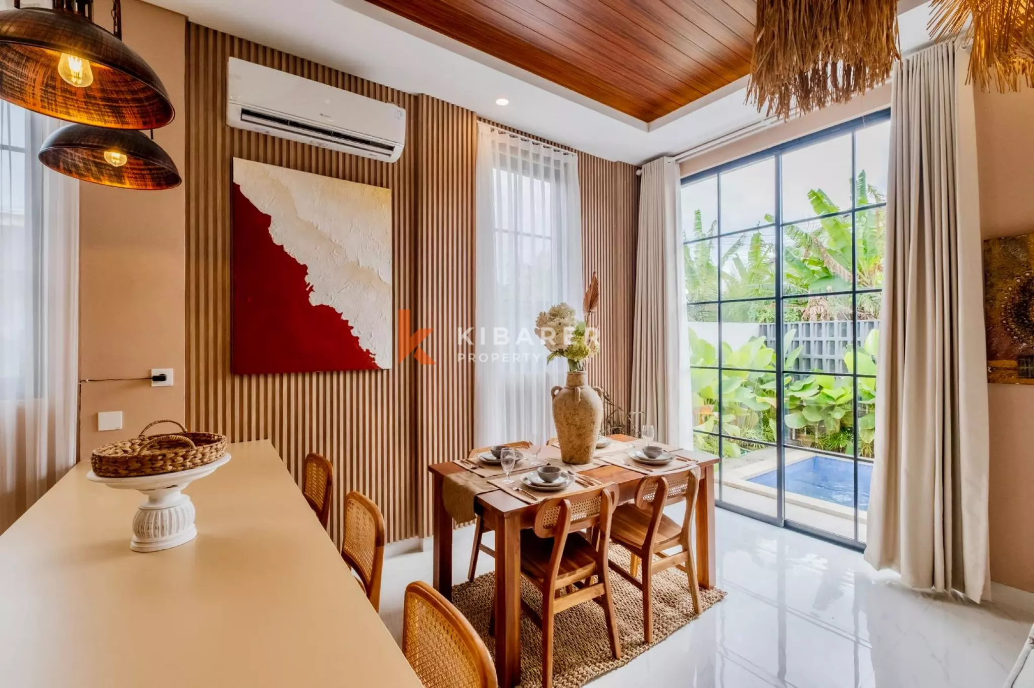 Villa moderne et élégante de trois chambres avec piscine privée à Berawa