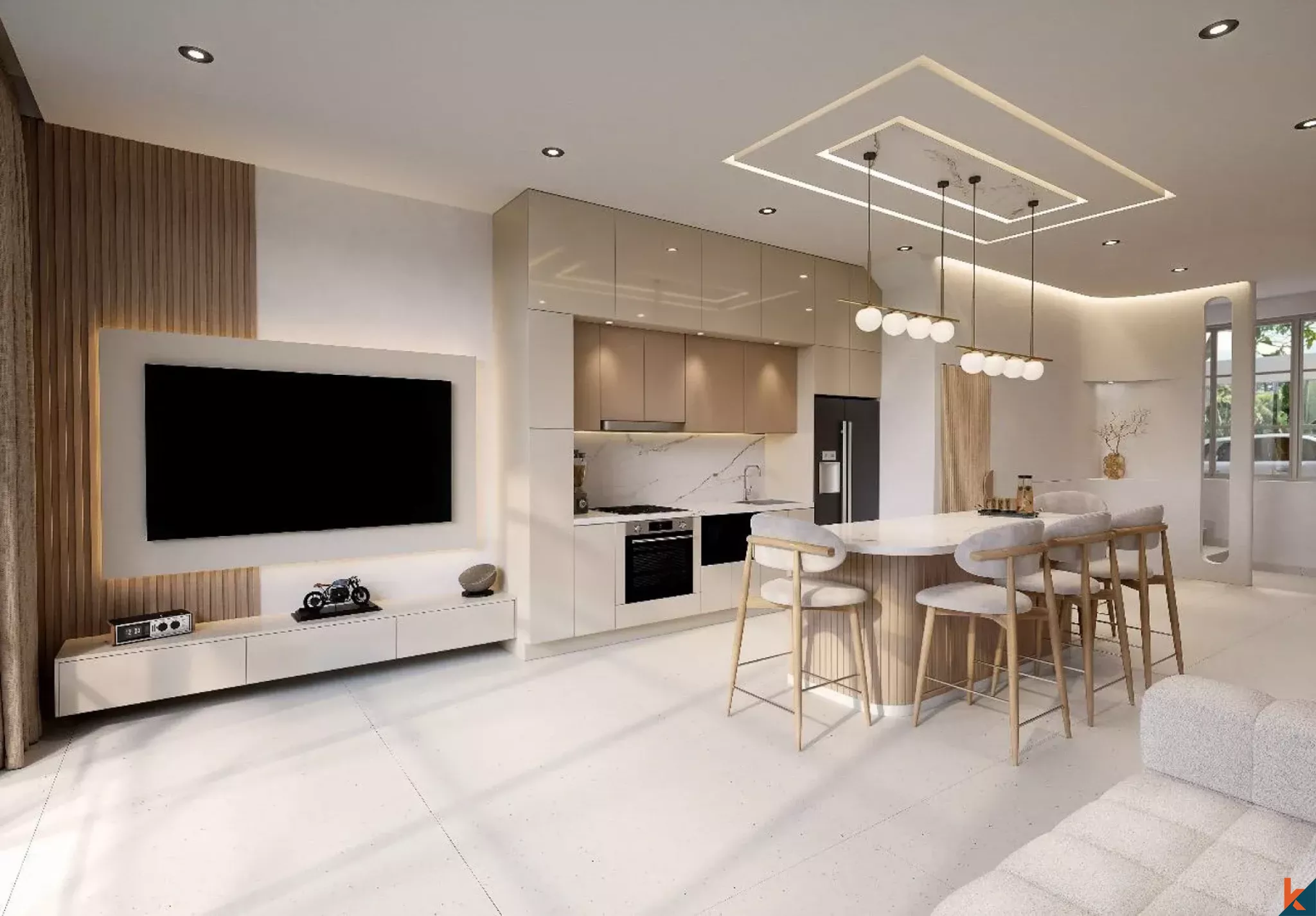Upcoming multi level two bedroom leasehold property in Benoa - Nusa Dua (Delivery September 2026)