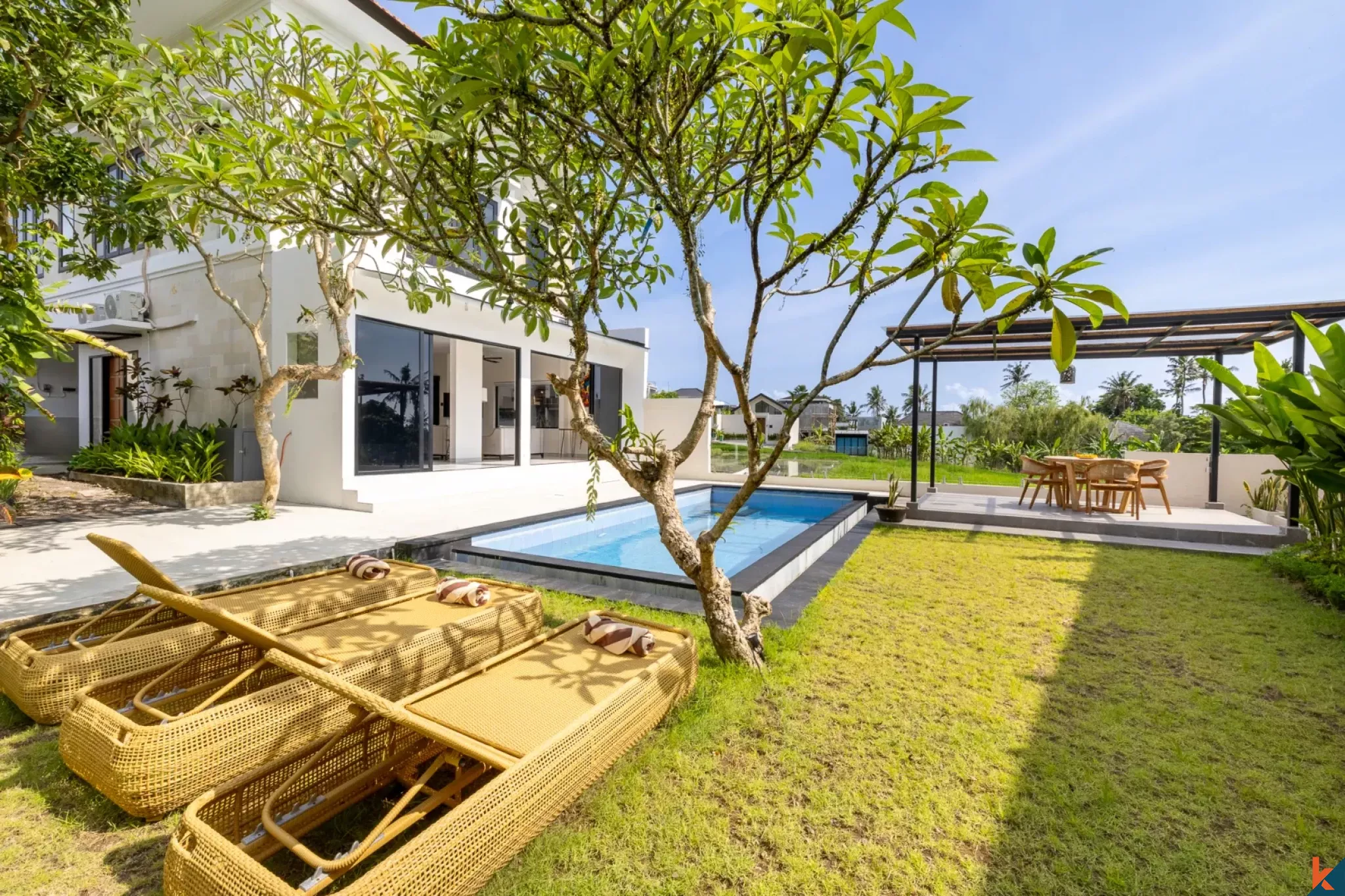 Brand New Three Bedroom Freehold Property with Beautiful Rice Field Views in Tumbak Bayuh