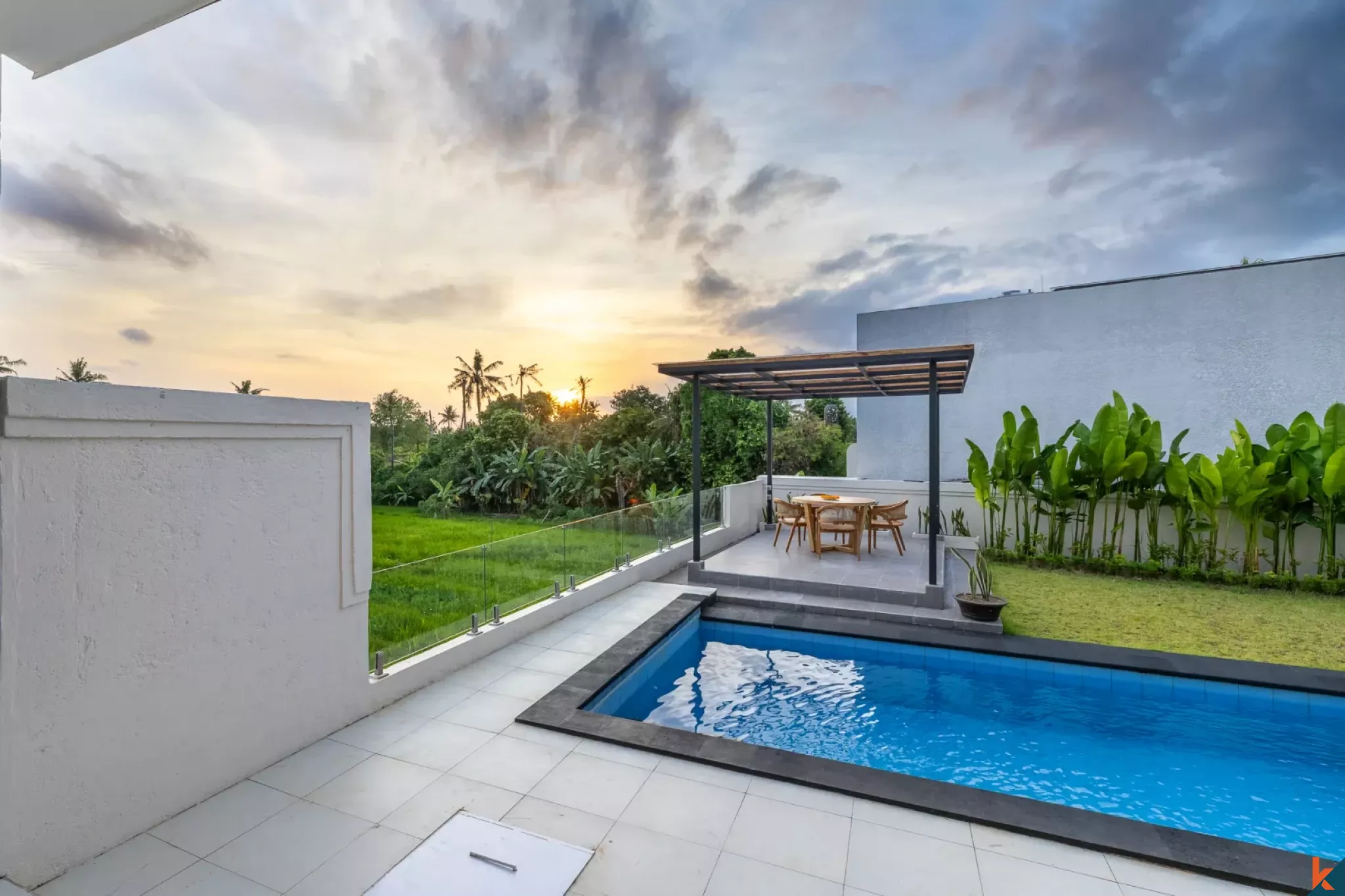 Brand New Three Bedroom Freehold Property with Beautiful Rice Field Views in Tumbak Bayuh