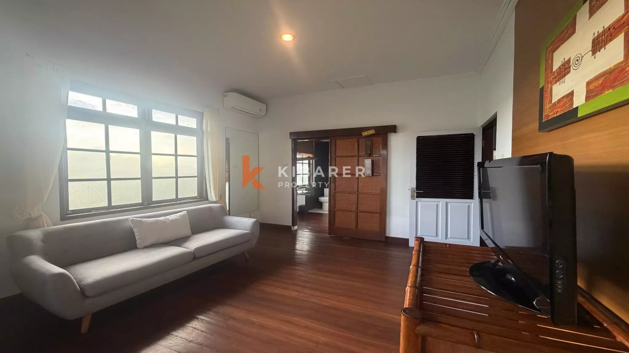 Villa confortable de trois chambres et bureau avec grand jardin à Umalas