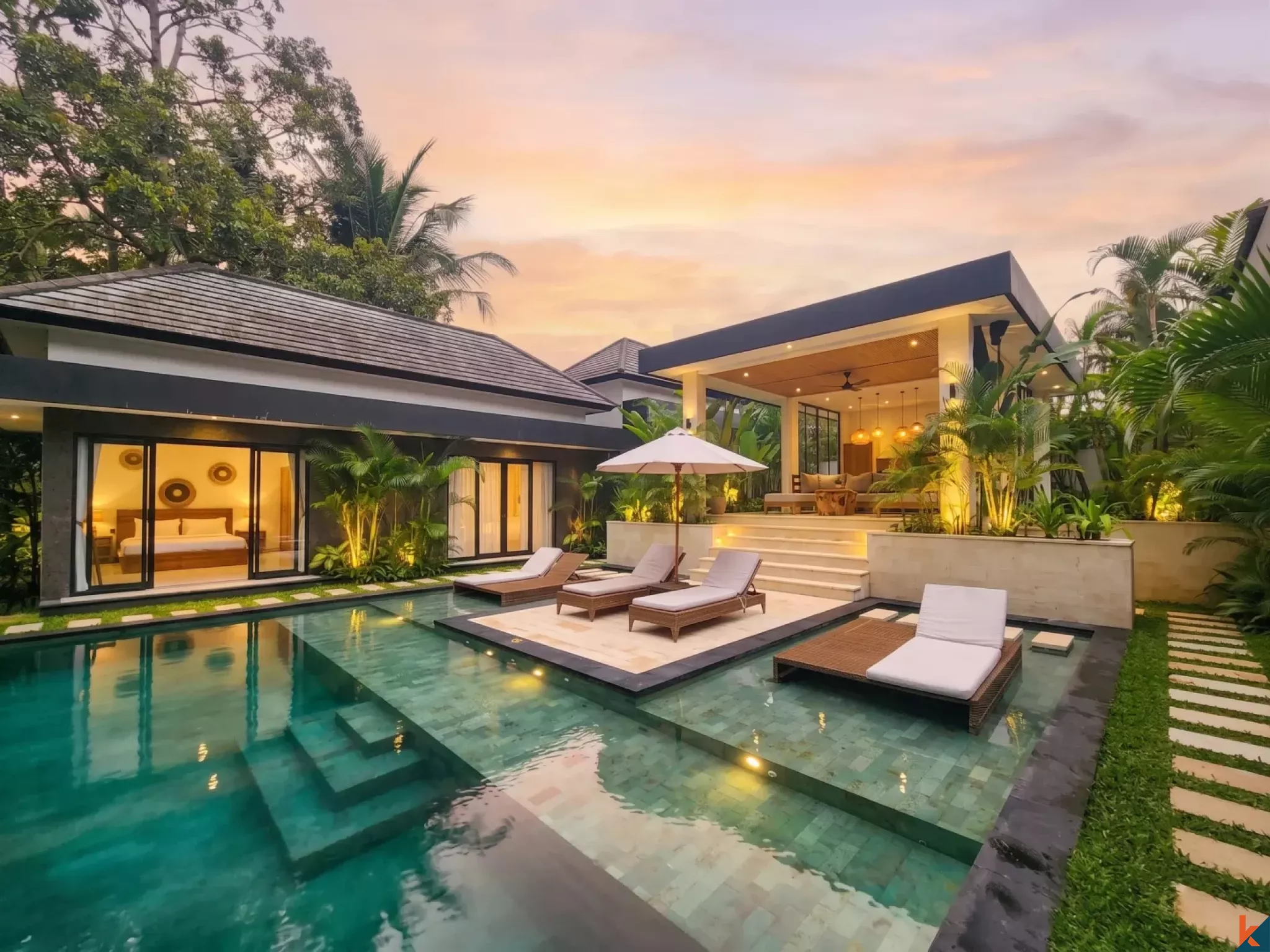 Magnifique domaine de six chambres avec vue sur la jungle à Ubud