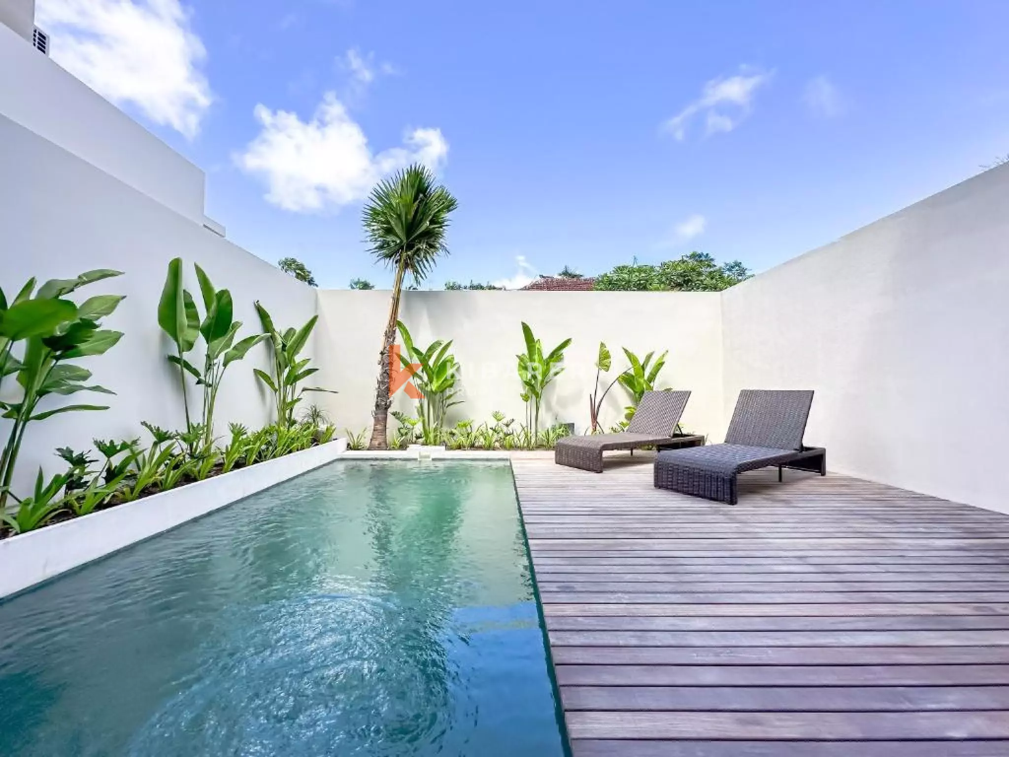 Charmante villa familiale de deux chambres avec piscine privée dans le quartier prisé d'Umalas