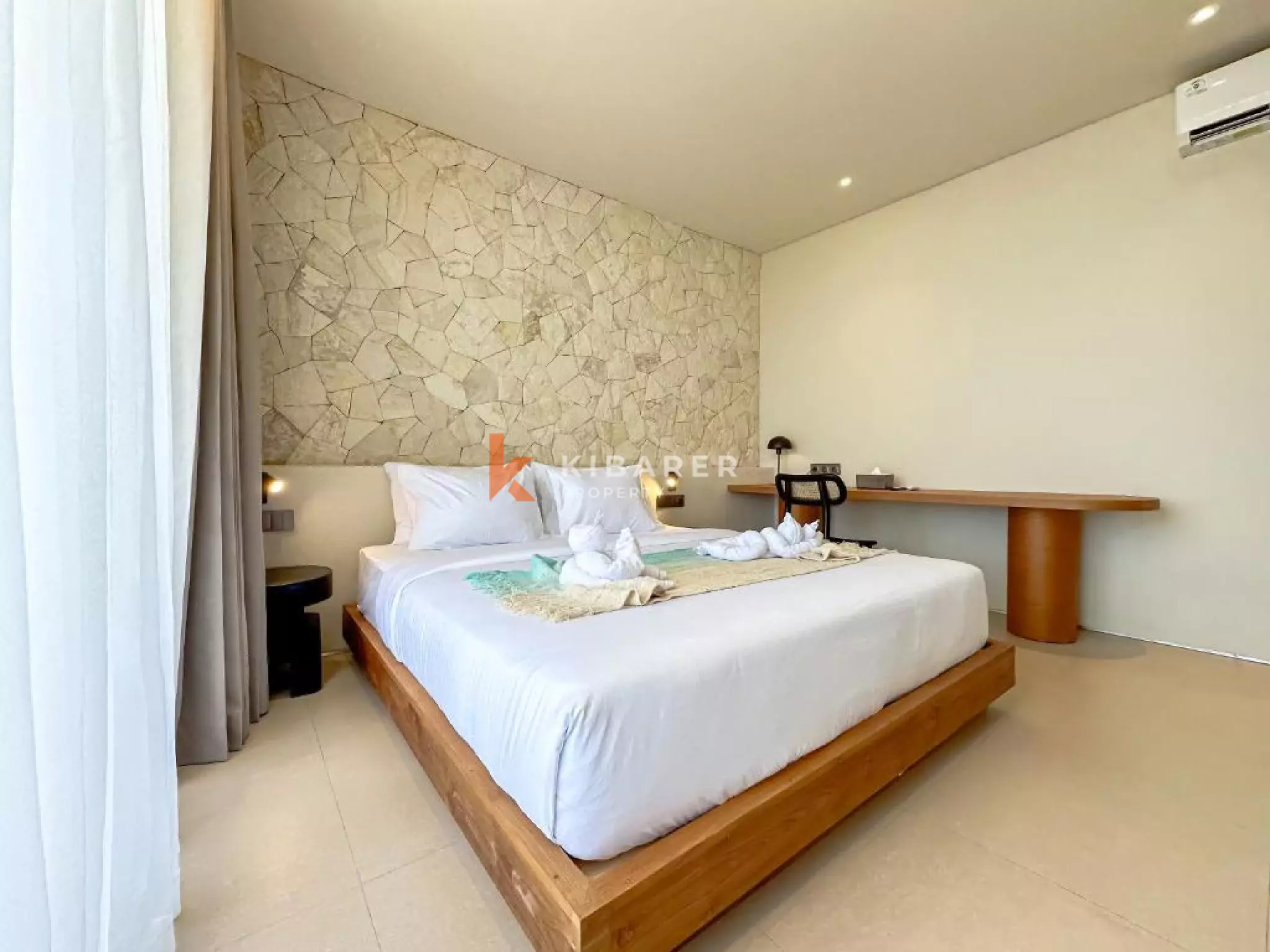 Charmante villa familiale de deux chambres avec piscine privée dans le quartier prisé d'Umalas