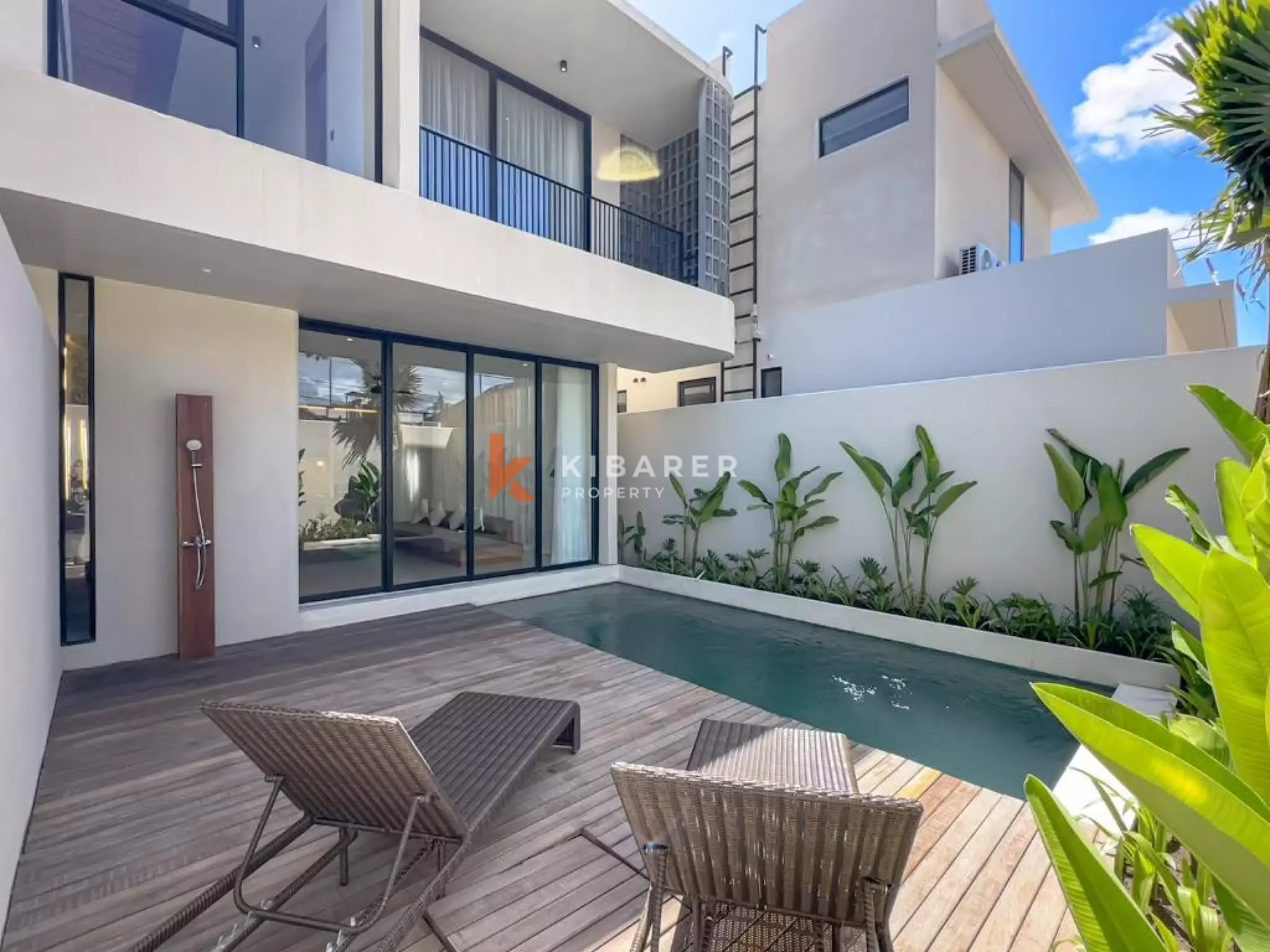 Charmante villa familiale de deux chambres avec piscine privée dans le quartier prisé d'Umalas
