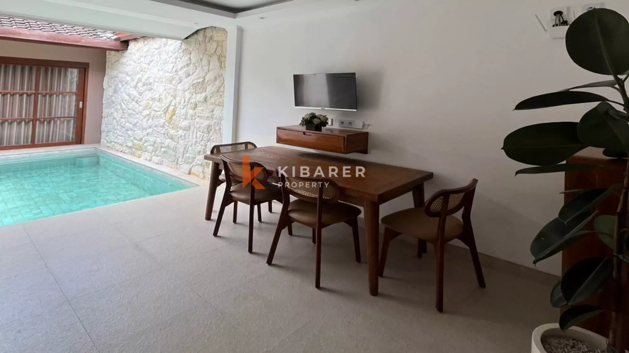 Villa tropicale élégante d'une chambre avec piscine privée à Padonan